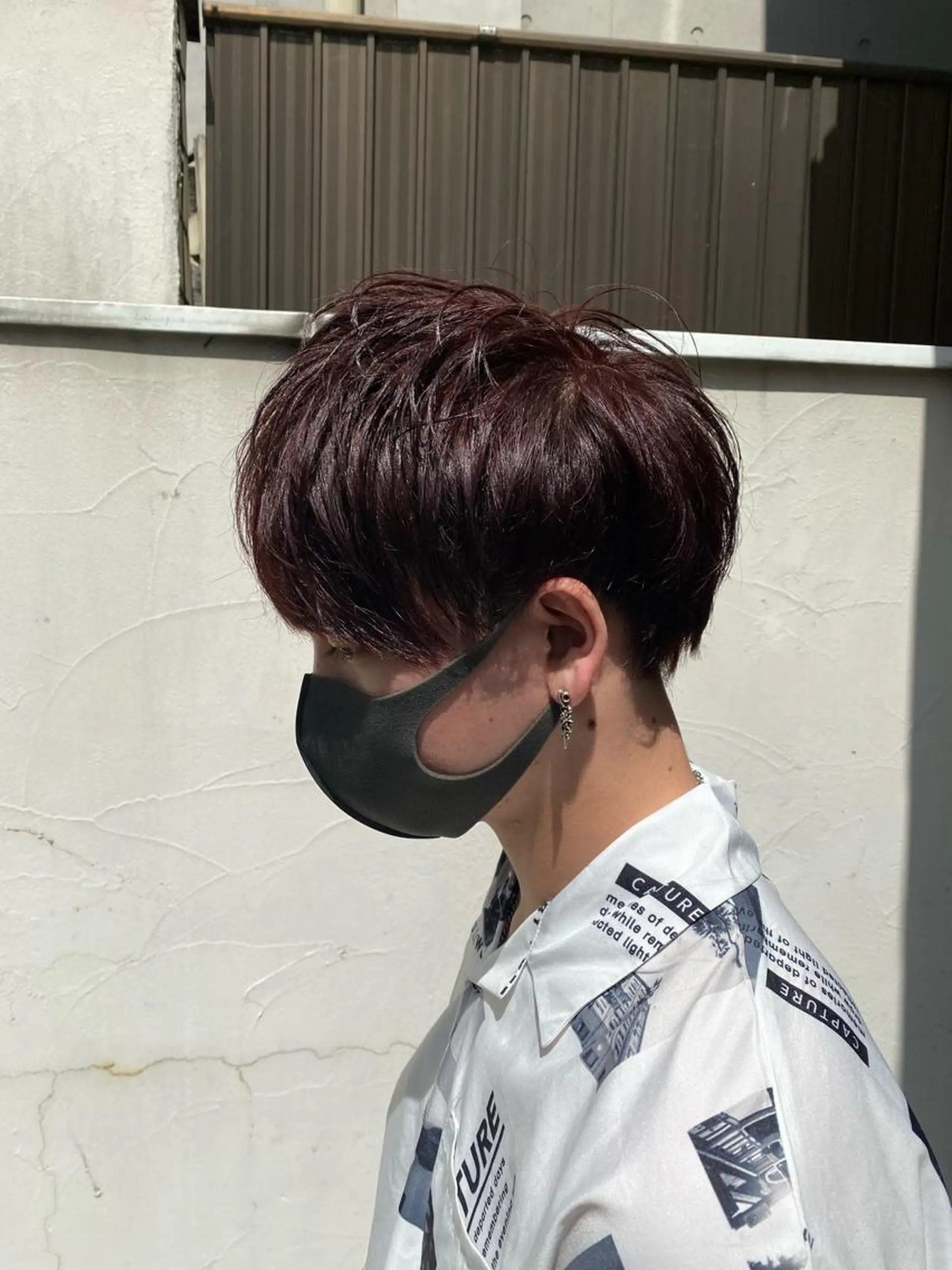 ショート カラー メンズ カット ヘアカラー メンズ特化型美容師 栗山勇人のヘアスタイル