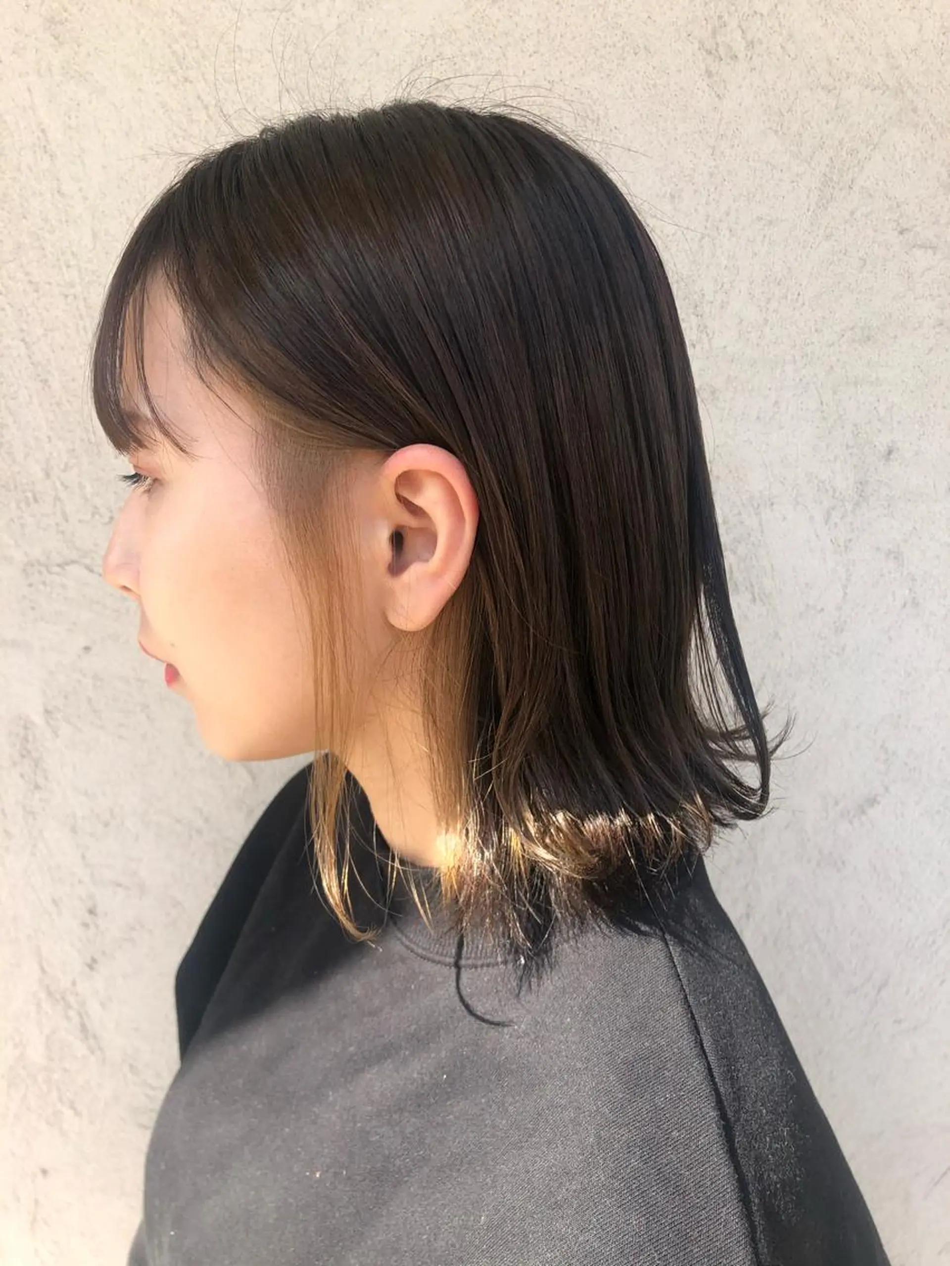 ミディアム merc. 福田茜のヘアスタイル