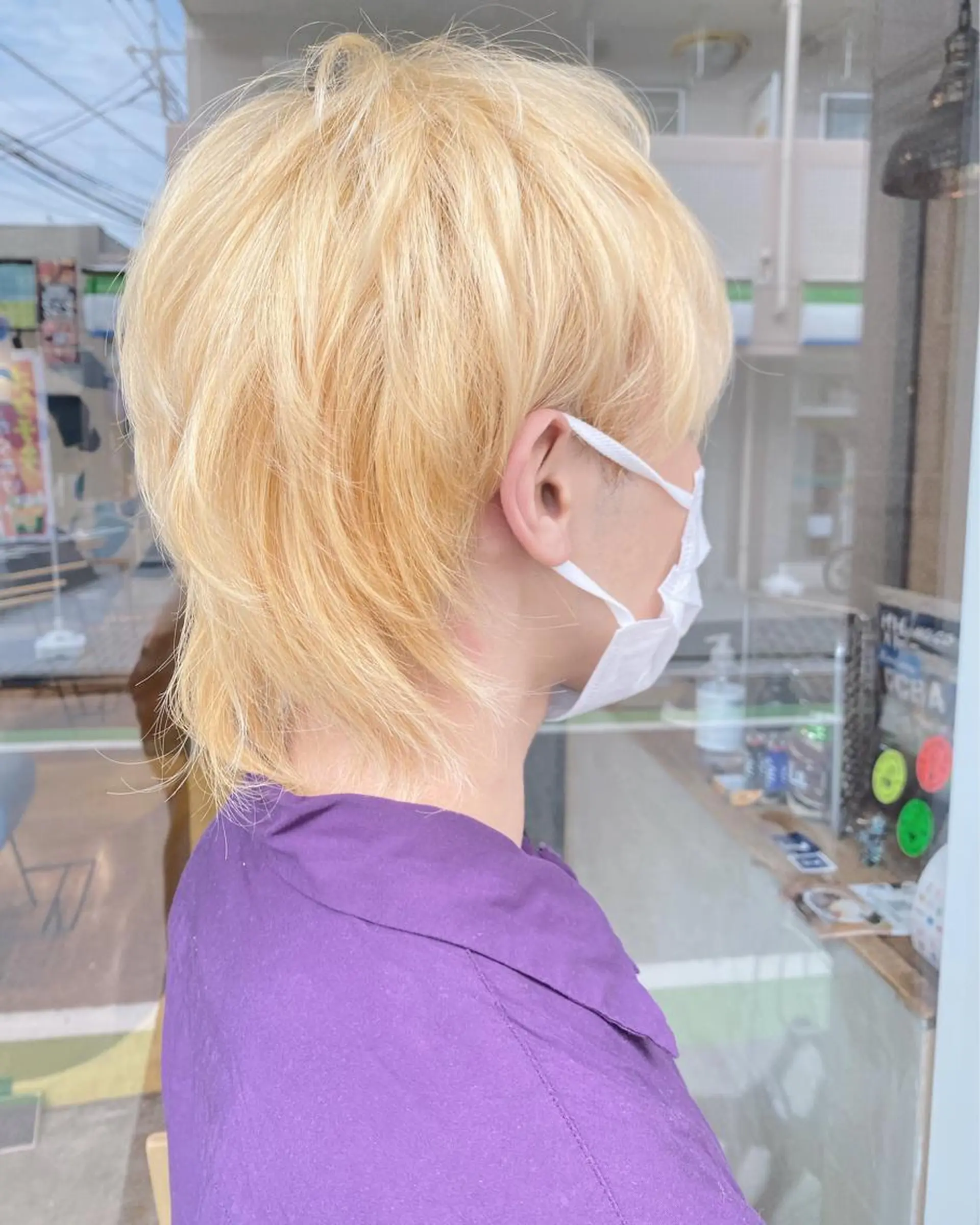 カラー ブリーチ 上村 良一のヘアスタイル