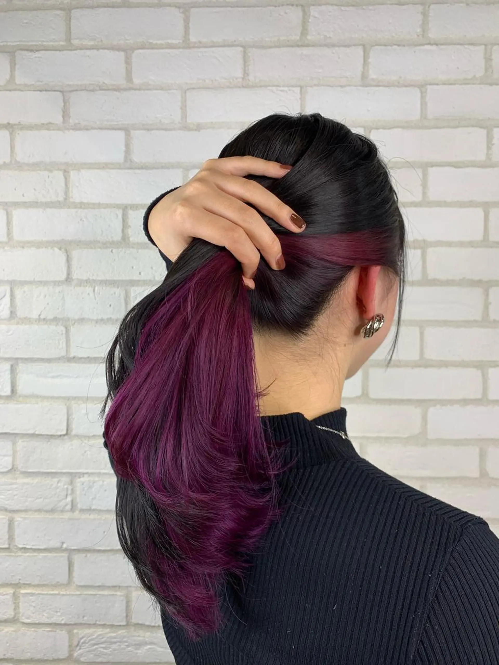 セミロング カラー カット ヘアカラー トリートメント takumi Hのヘアスタイル