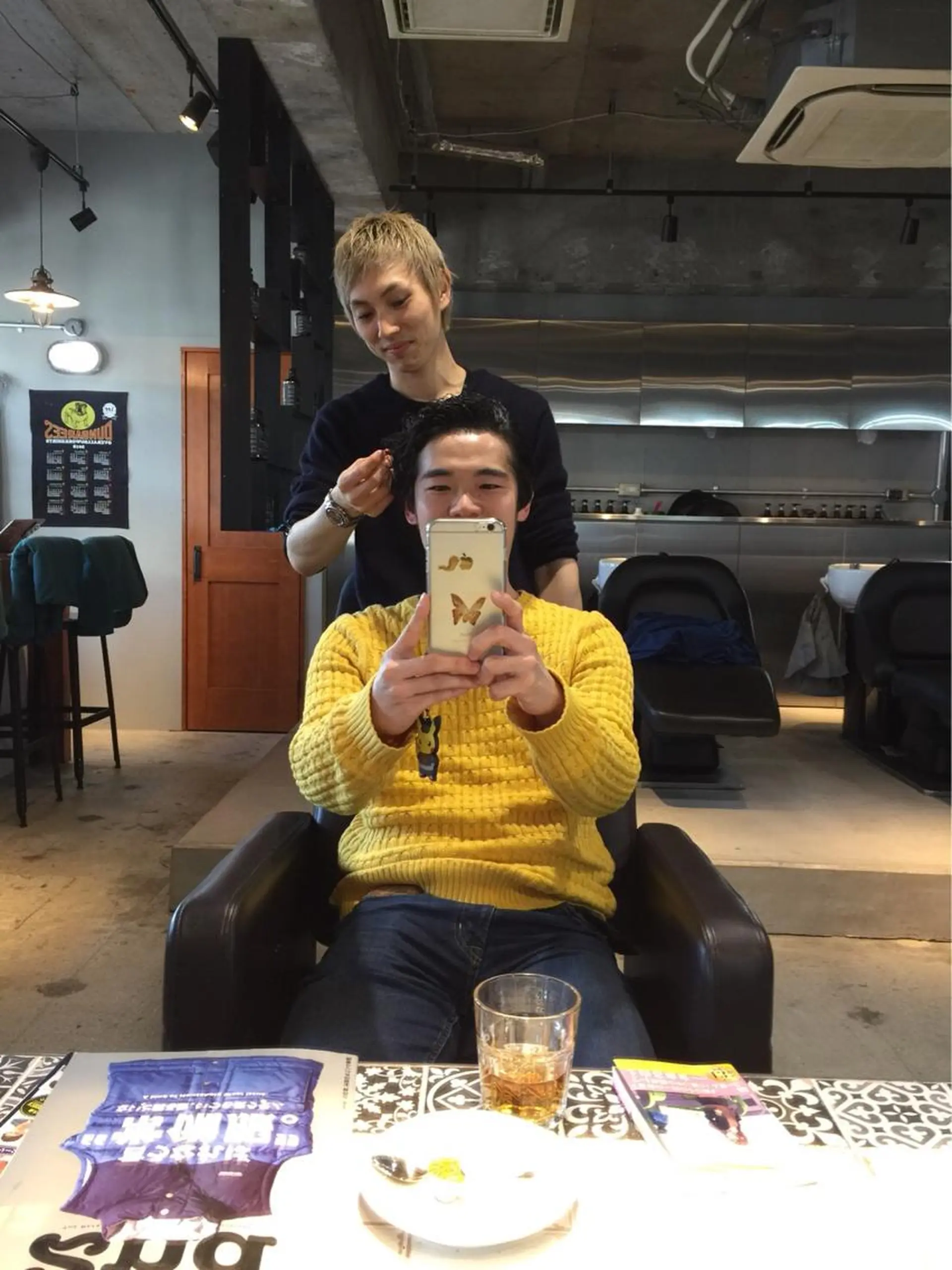 ショート カラー パーマ 代表 中島貴志のヘアスタイル