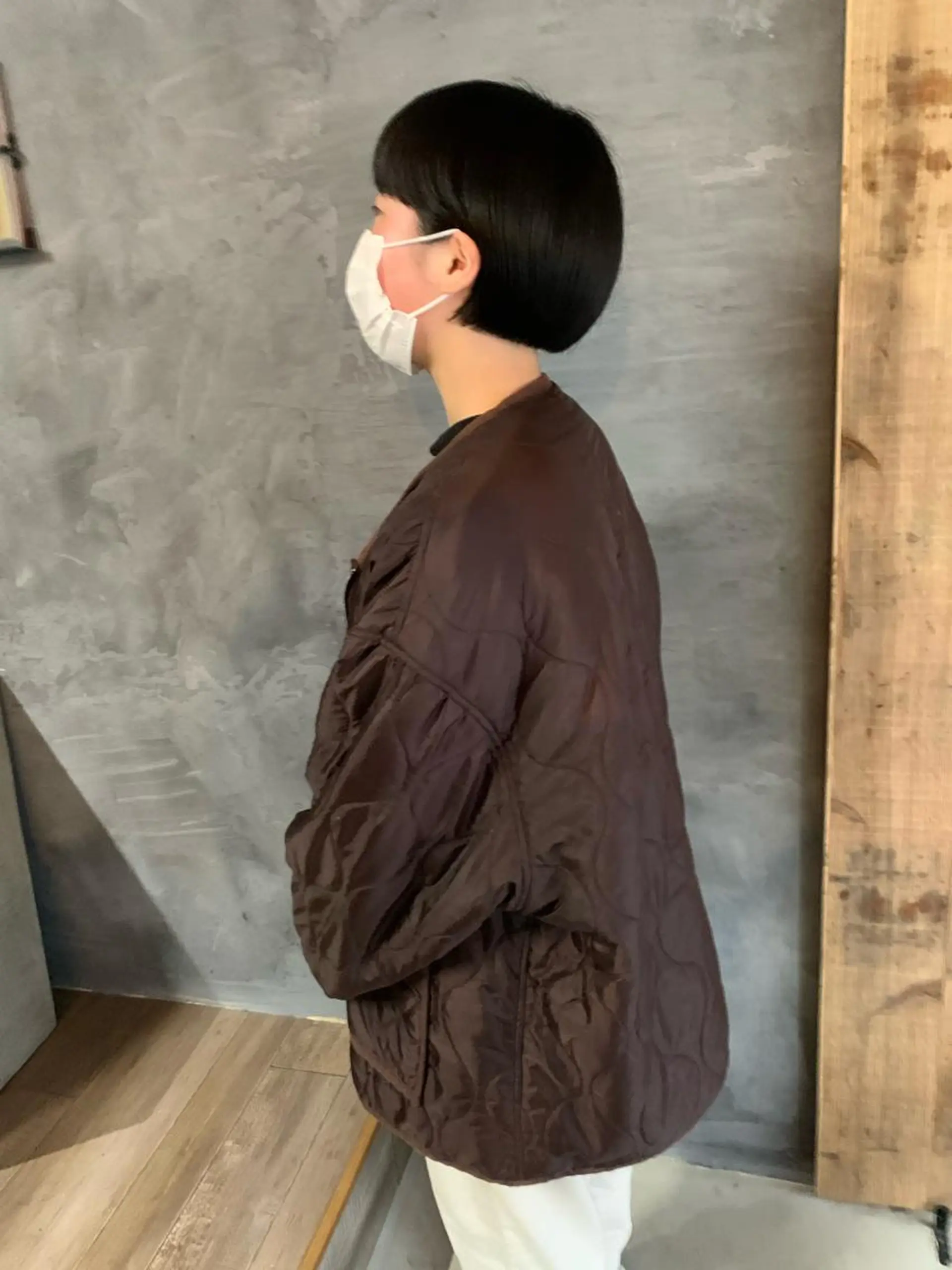 ショート カラー ショートヘア カット ヘアカラー トリートメント シノザキ/薬院/ボブ /ショート/髪質改善のヘアスタイル