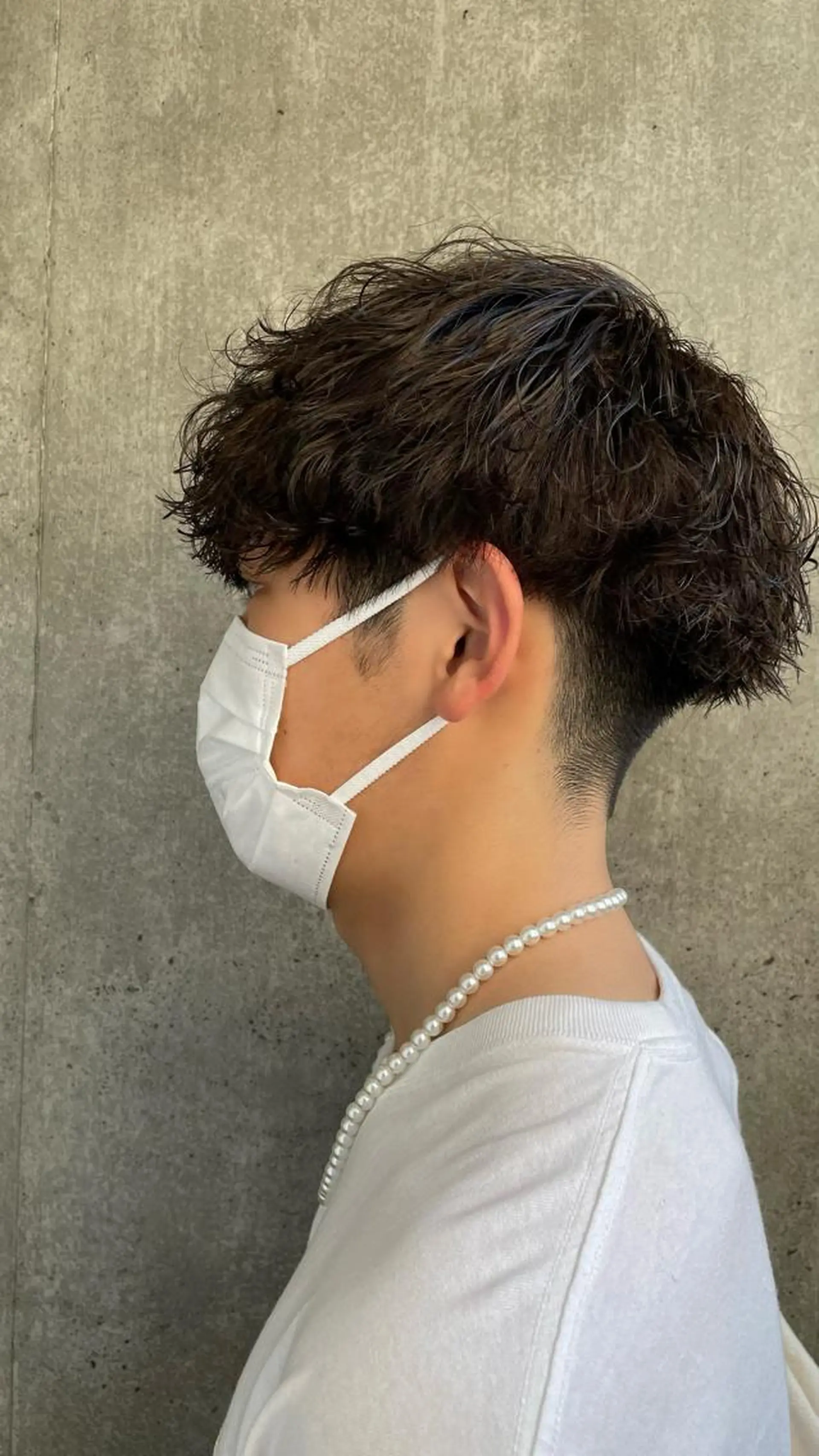 パーマ メンズ もりたみかこ 美容師お休み中のヘアスタイル