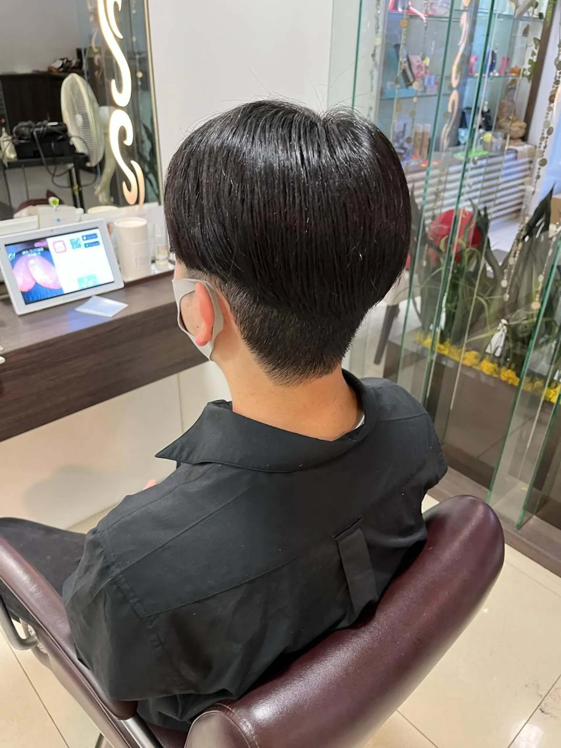 メンズ マッシュ ぷつっとボブ/ちゅる ピンク/mika☆のヘアスタイル