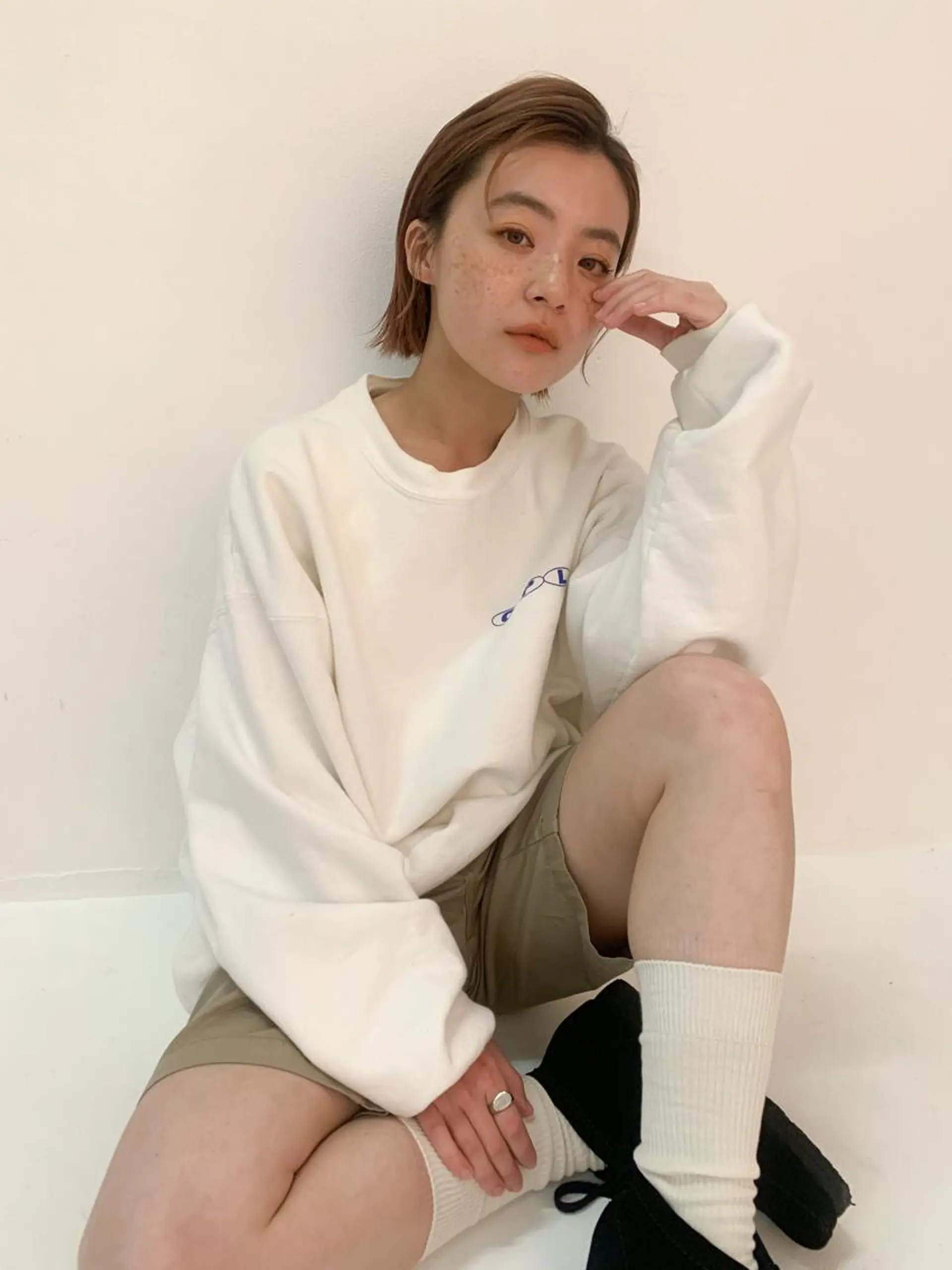 ショート カラー ブラウンカラー オレンジ オレンジブラウン ボブ ボブ/顔まわりカット 💫大澤奈緒美のヘアスタイル