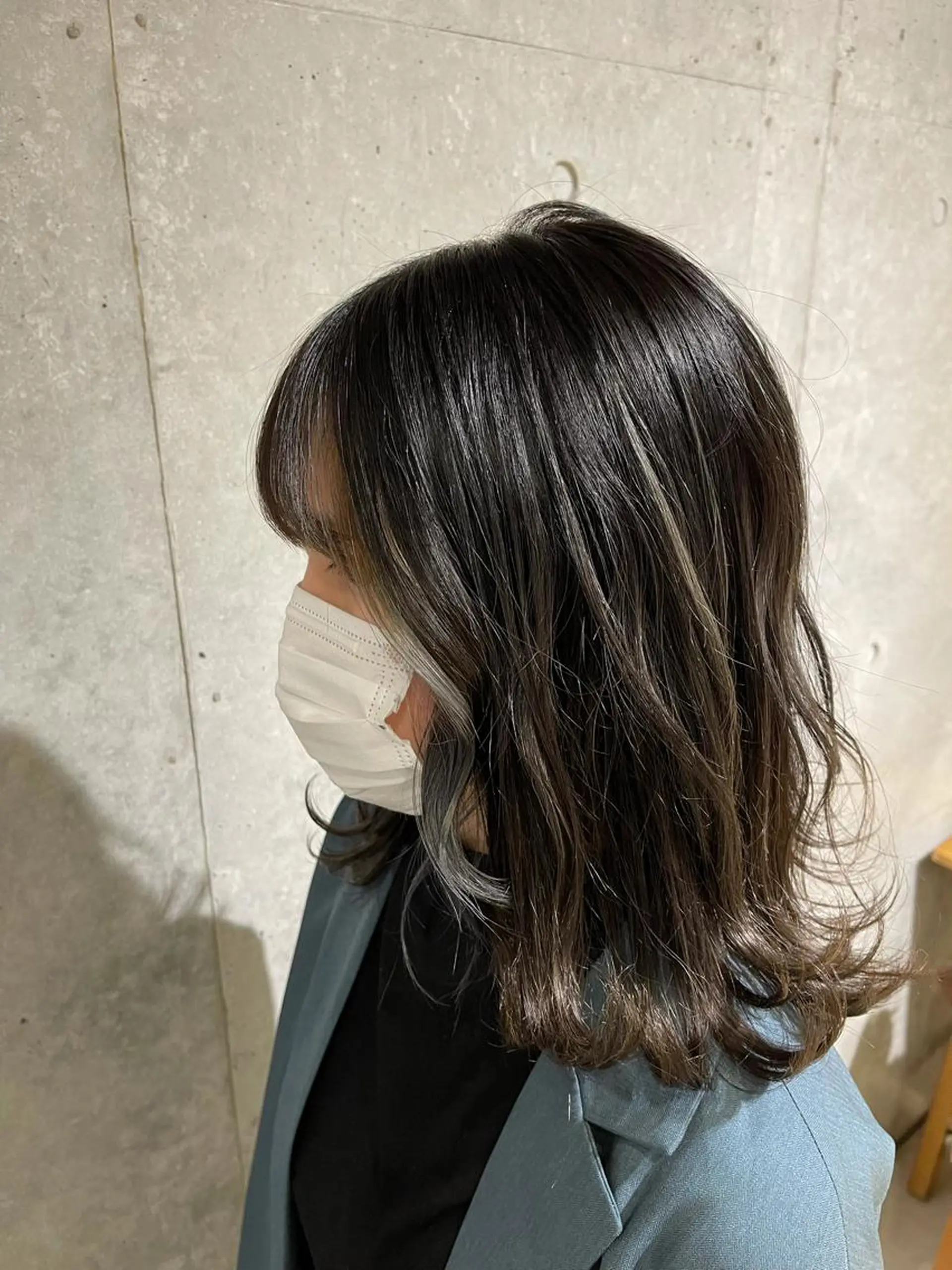 ミディアム カット ヘアカラー トリートメント ⭐️ツイスパ⭐️ 菊池　拓也のヘアスタイル