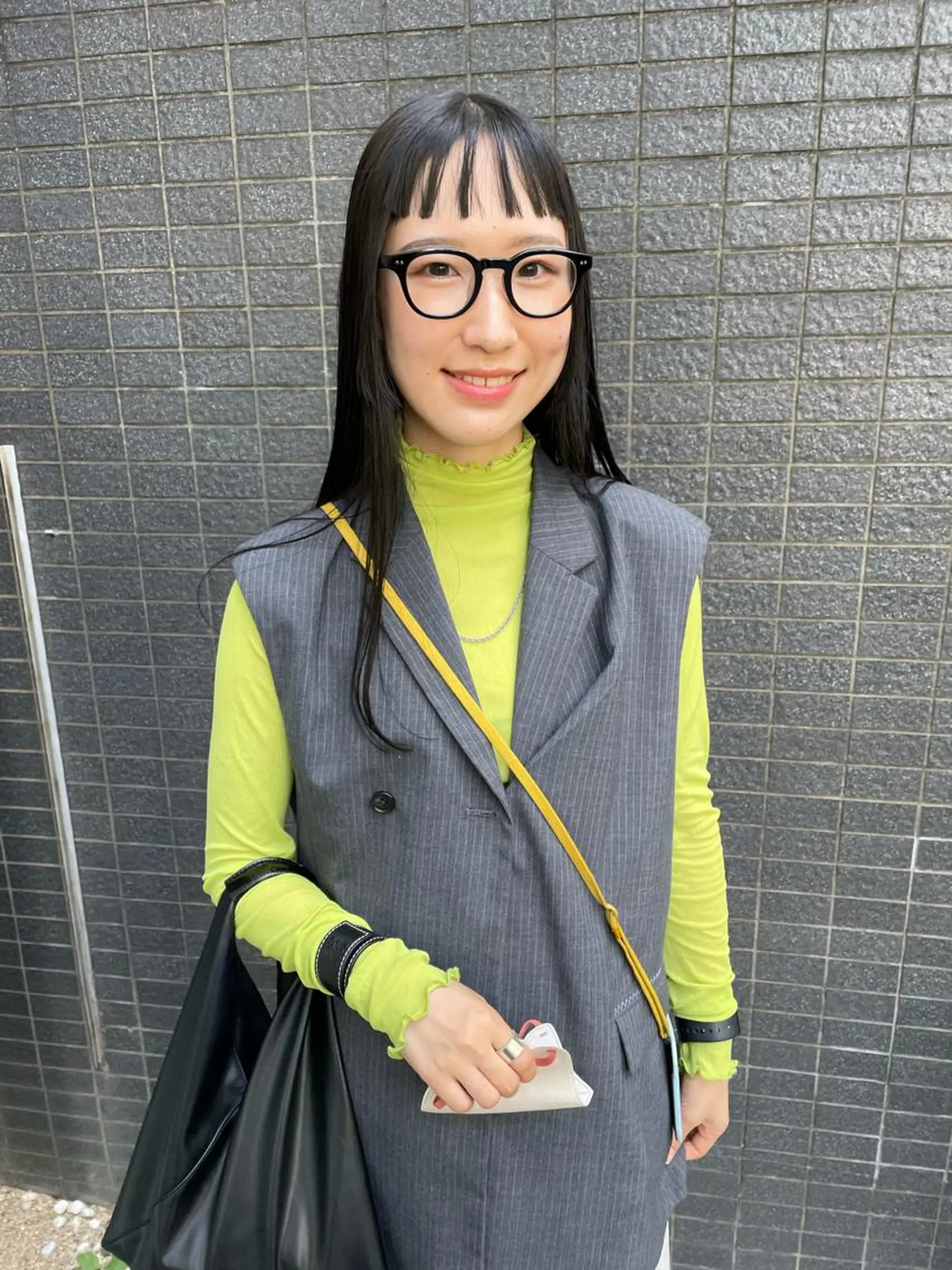 セミロング カラー パーマ ヘアアレンジ メンズ キッズ ネイル マツエク・マツパ アイブロウ 黒髪 ブルーカラー ブルーブラック ブルー tatsumi/ボブ ウルフ/レイヤーのヘアスタイル