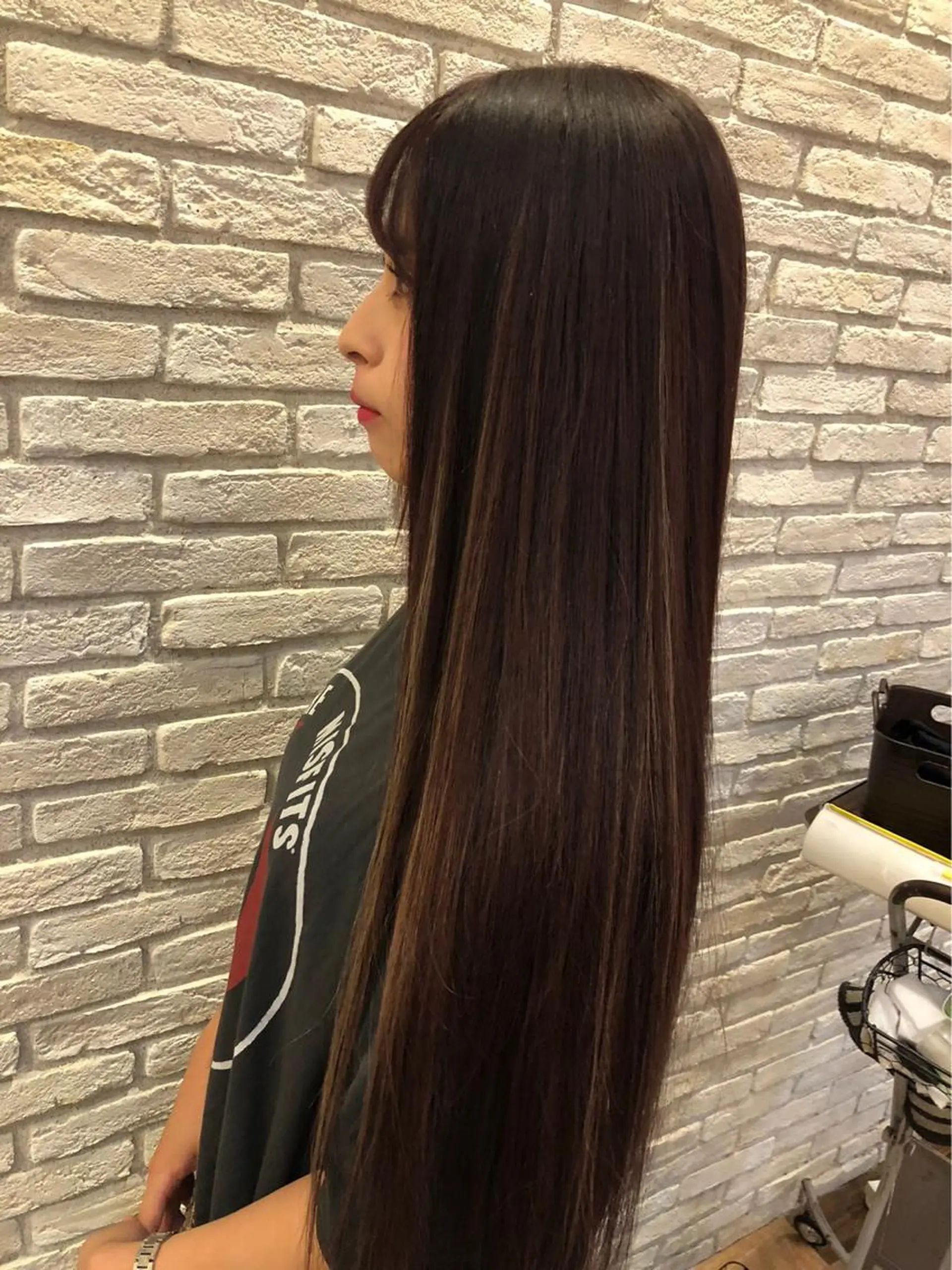 ロング カット ヘアカラー エクステ シールエクステ×美髪 改善/ヨシモトカンジのヘアスタイル