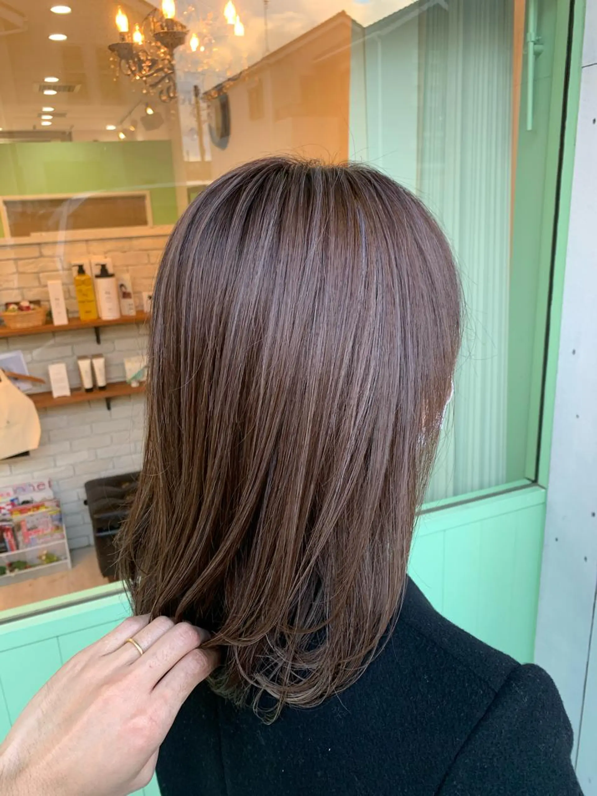 ロング カラー ハイライトカラー ハイライト ヘアカラー トリートメント schon 仙台のヘアスタイル