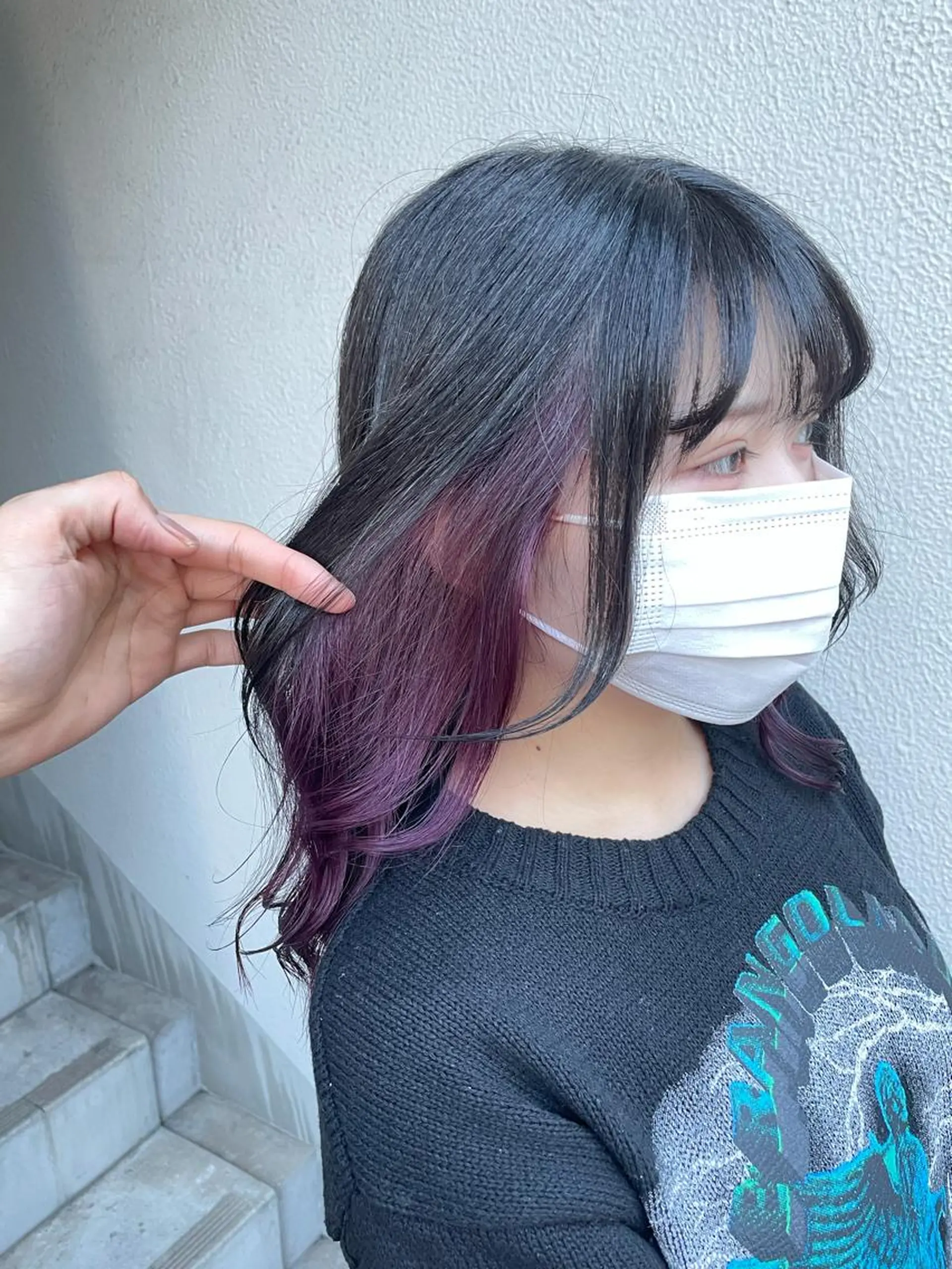 ロング カラー ヘアカラー トリートメント ヘッドスパ ヘアセット ベージュカラー💖 やすひろのヘアスタイル
