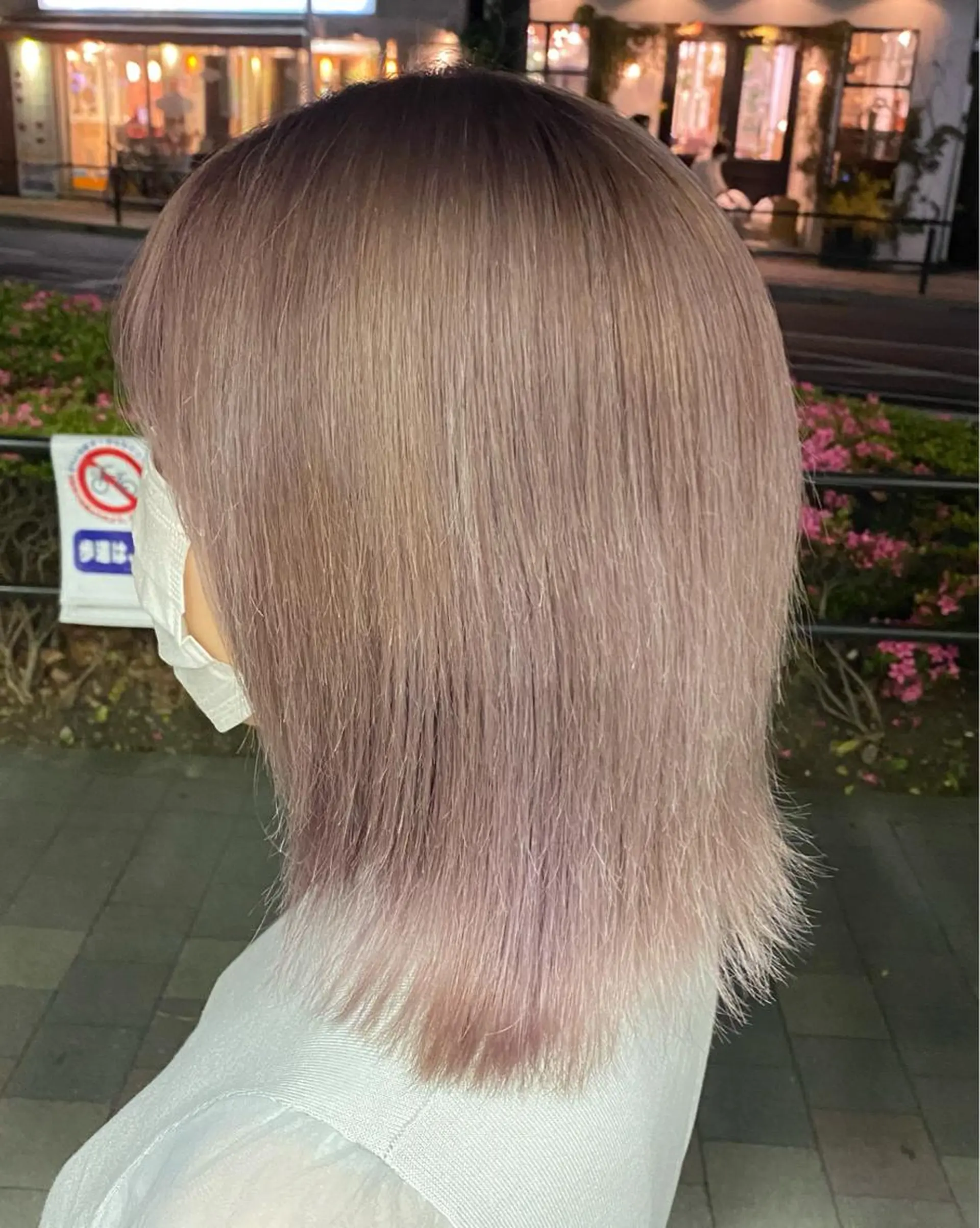 ミディアム カラー ヘアアレンジ TSUNA 🌙 Lim 五反田のマツエク・マツパデザイン