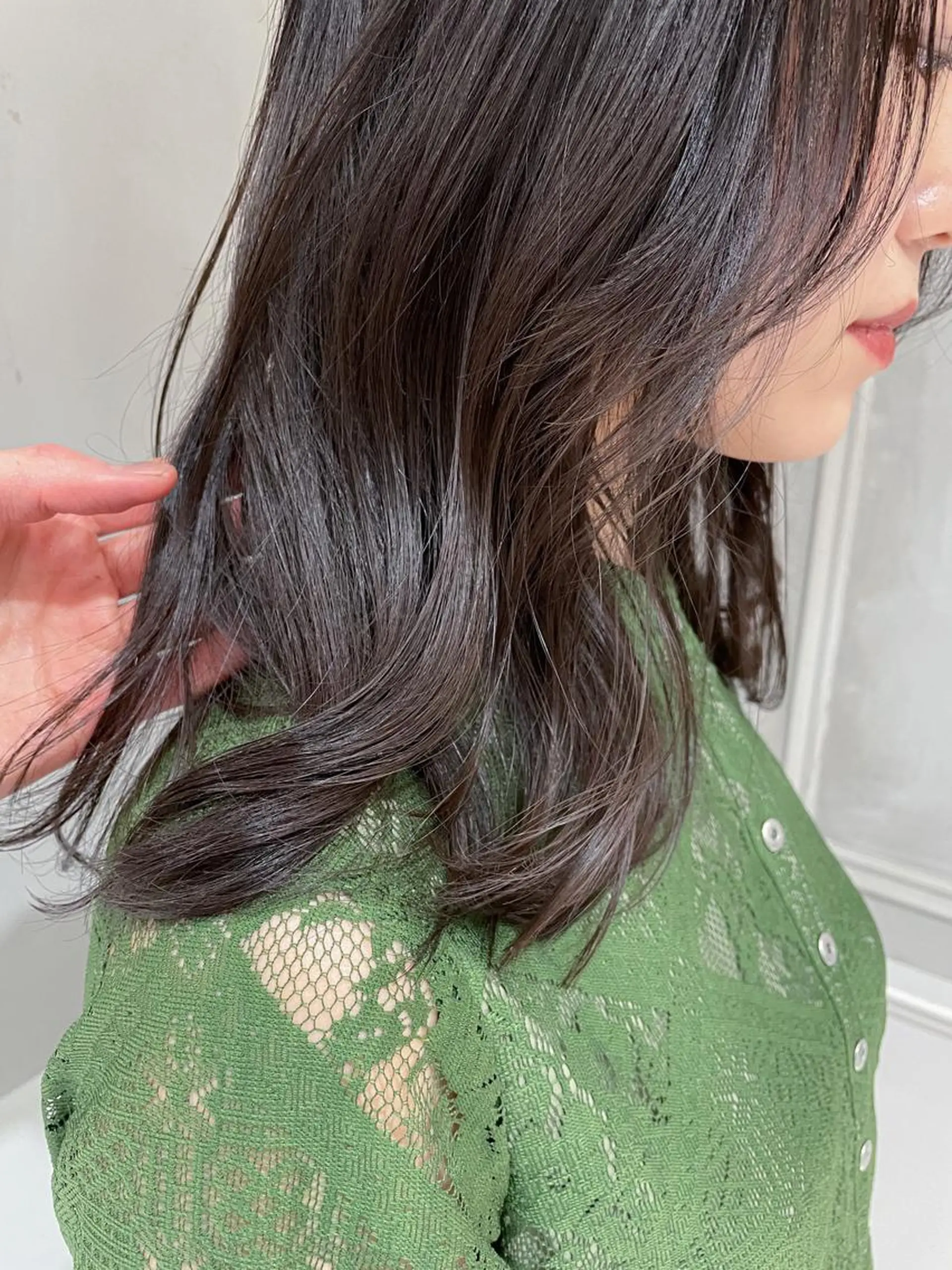 ミディアム 矢口 嵩人のヘアスタイル