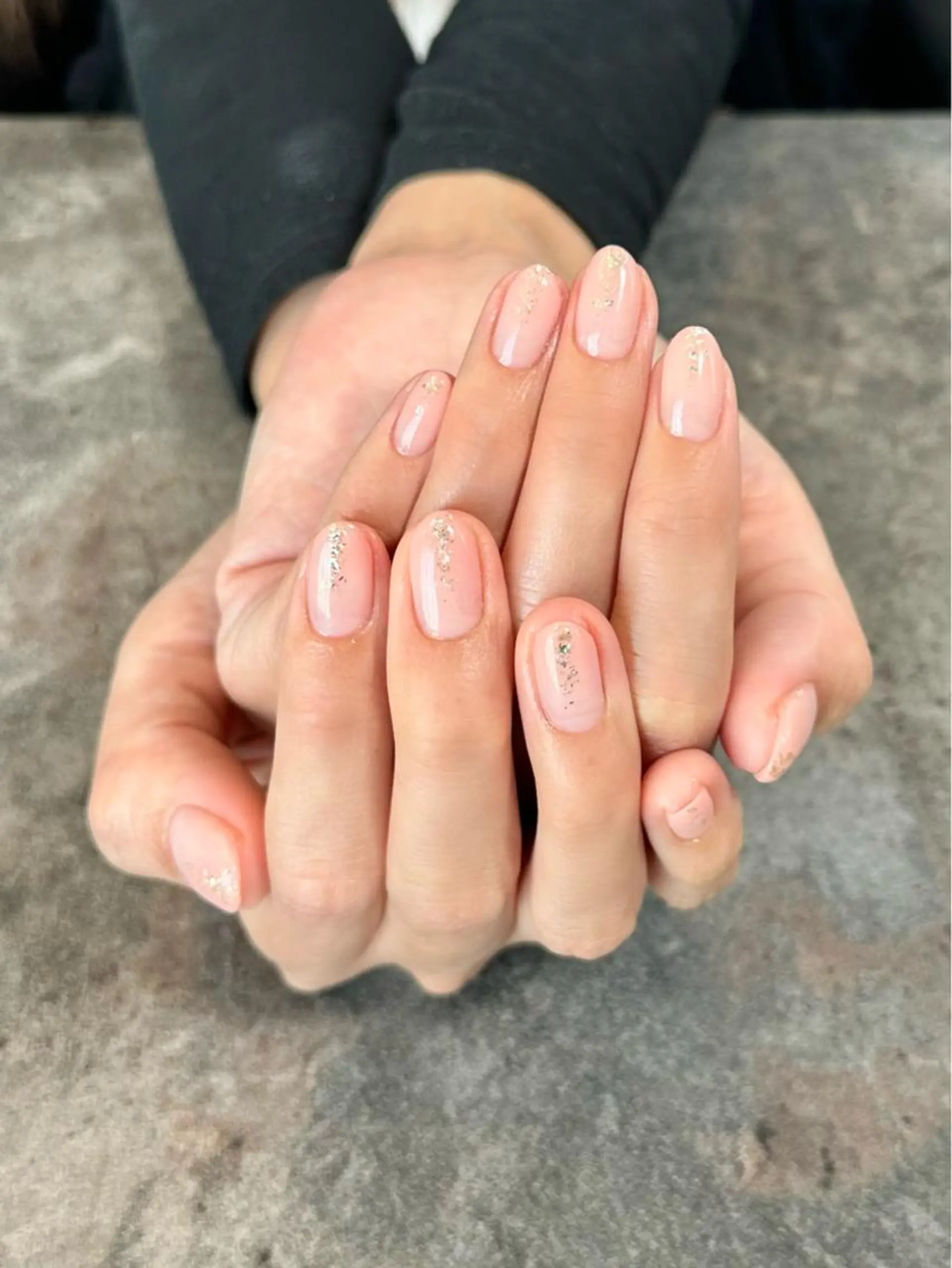 ネイル フラワーネイル フレンチネイル ジェルネイル ガラスフレンチ 大理石ネイル(マーブル) nail salon amanoのネイルデザイン