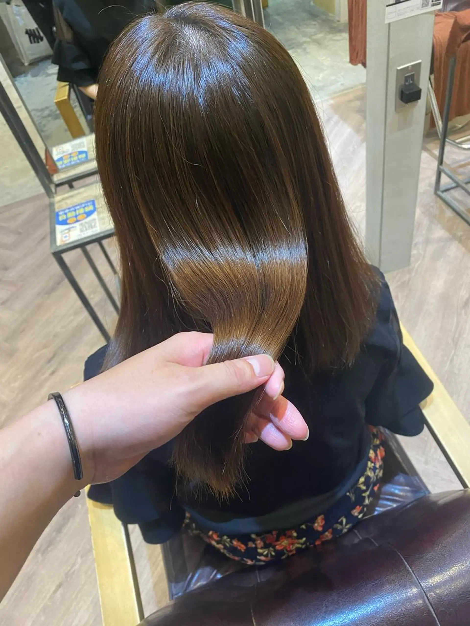 ミディアム 縮毛矯正 韓国風cut/ 縮毛矯正/正岡幹康のヘアスタイル