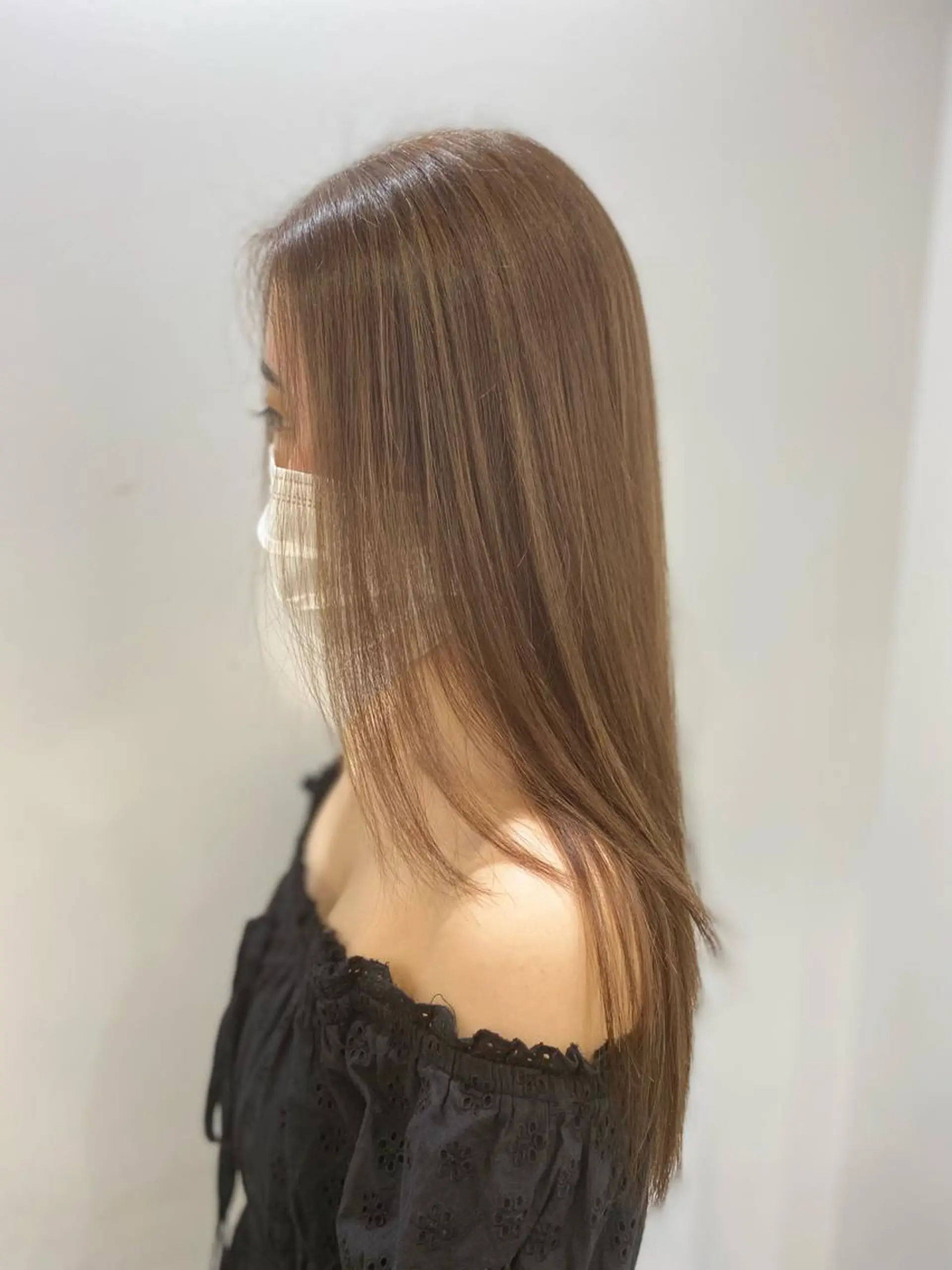 ロング カラー ハイライトカラー ハイライト opus 店長大和 レイヤー/赤み消しのヘアスタイル