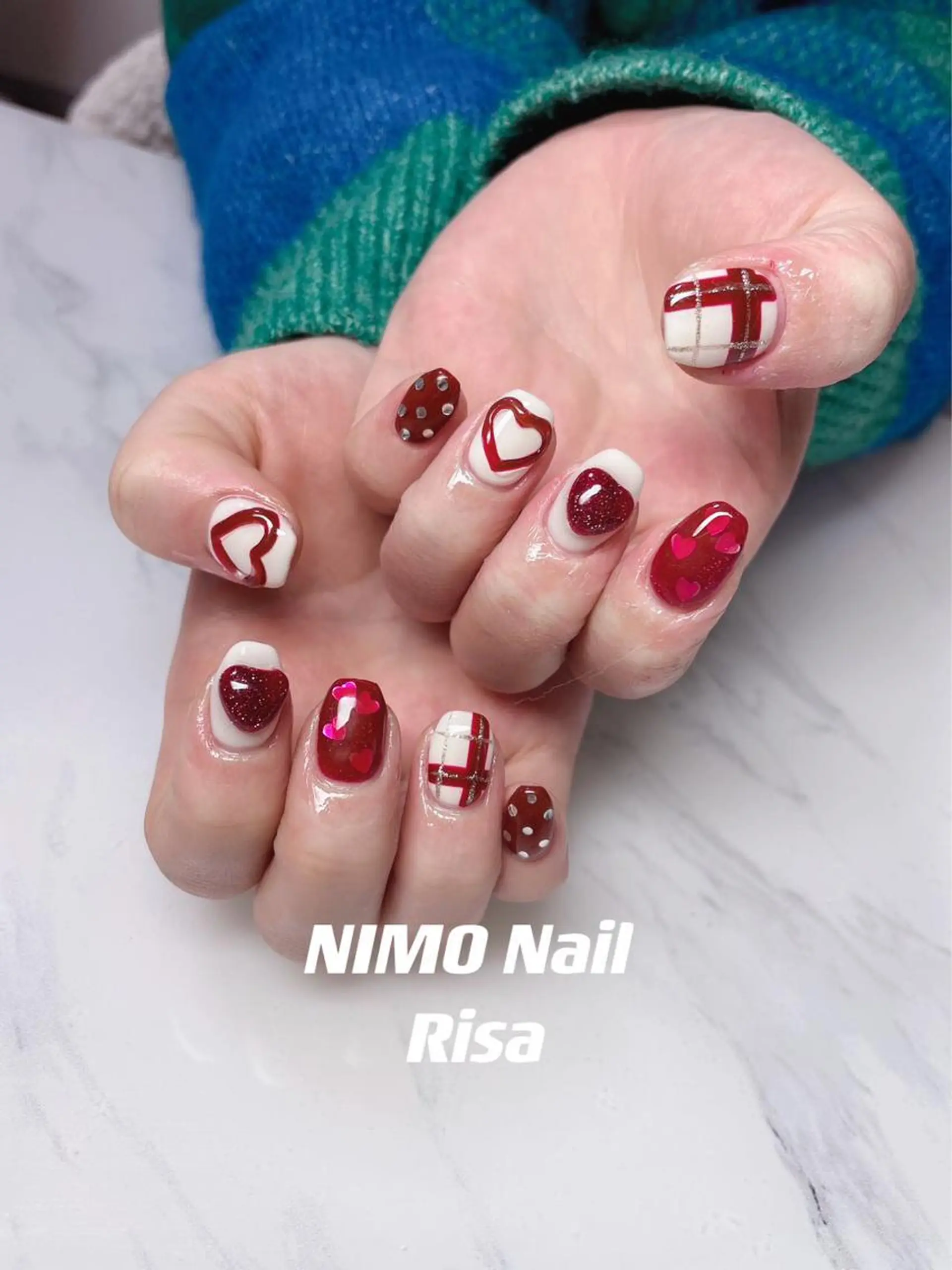ネイル ハンドネイル RI SA☀️ リサのネイルデザイン