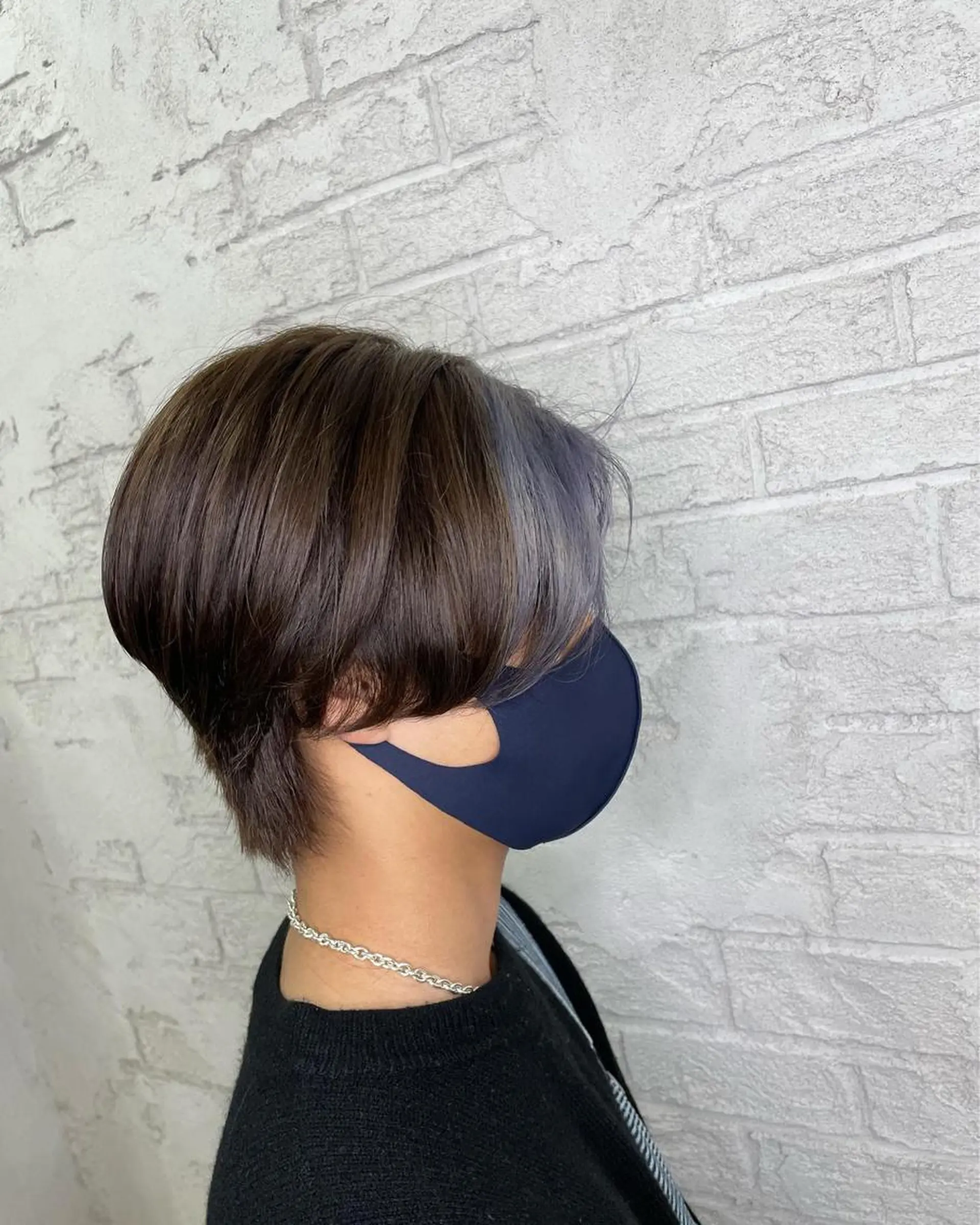 ミディアム カラー メンズ ブリーチ特化 ハイトーンRYOYAのヘアスタイル