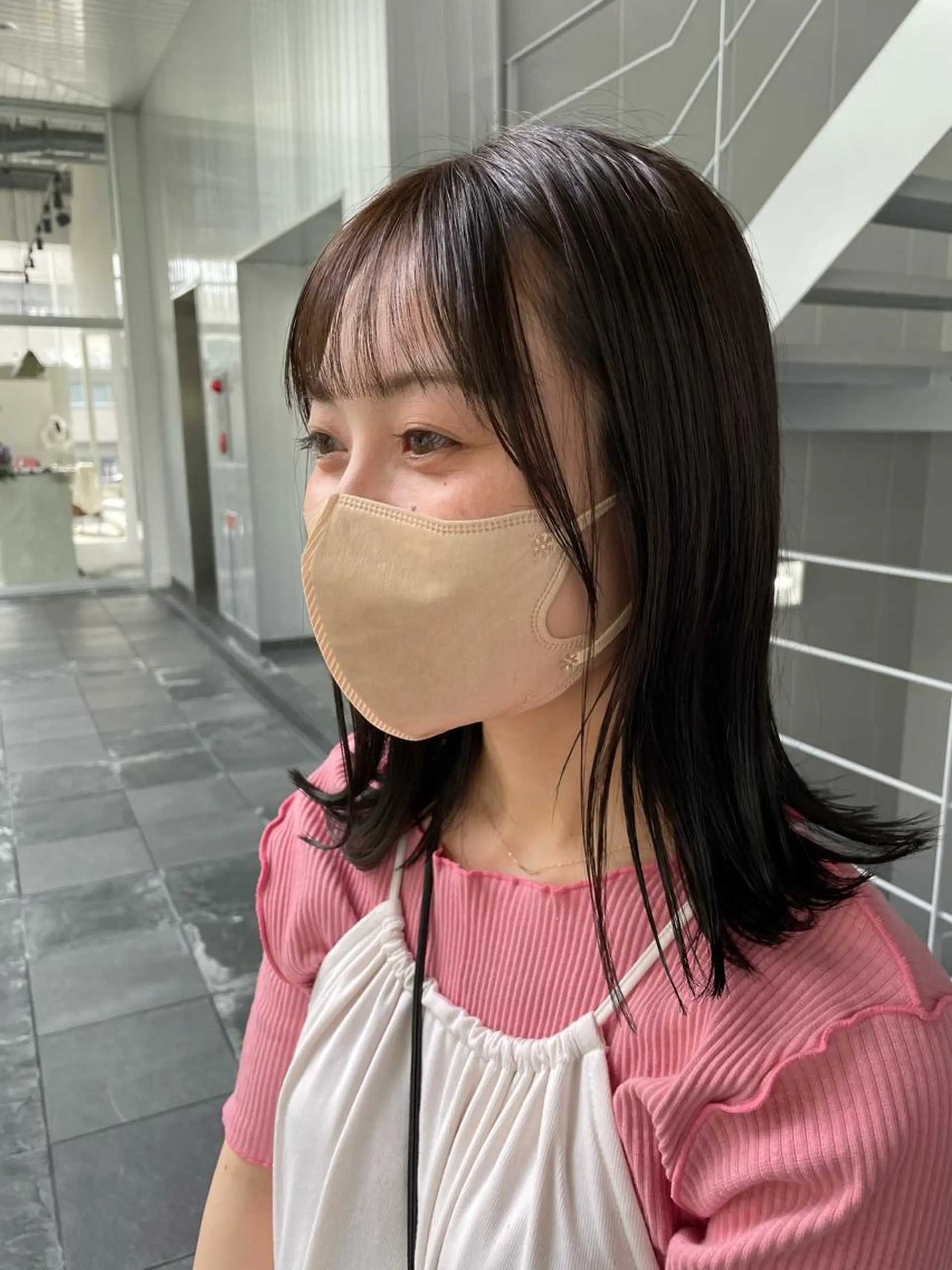 ミディアム 不破一輝/栄/矢場町 ボブ/レイヤー/艶髪のヘアスタイル