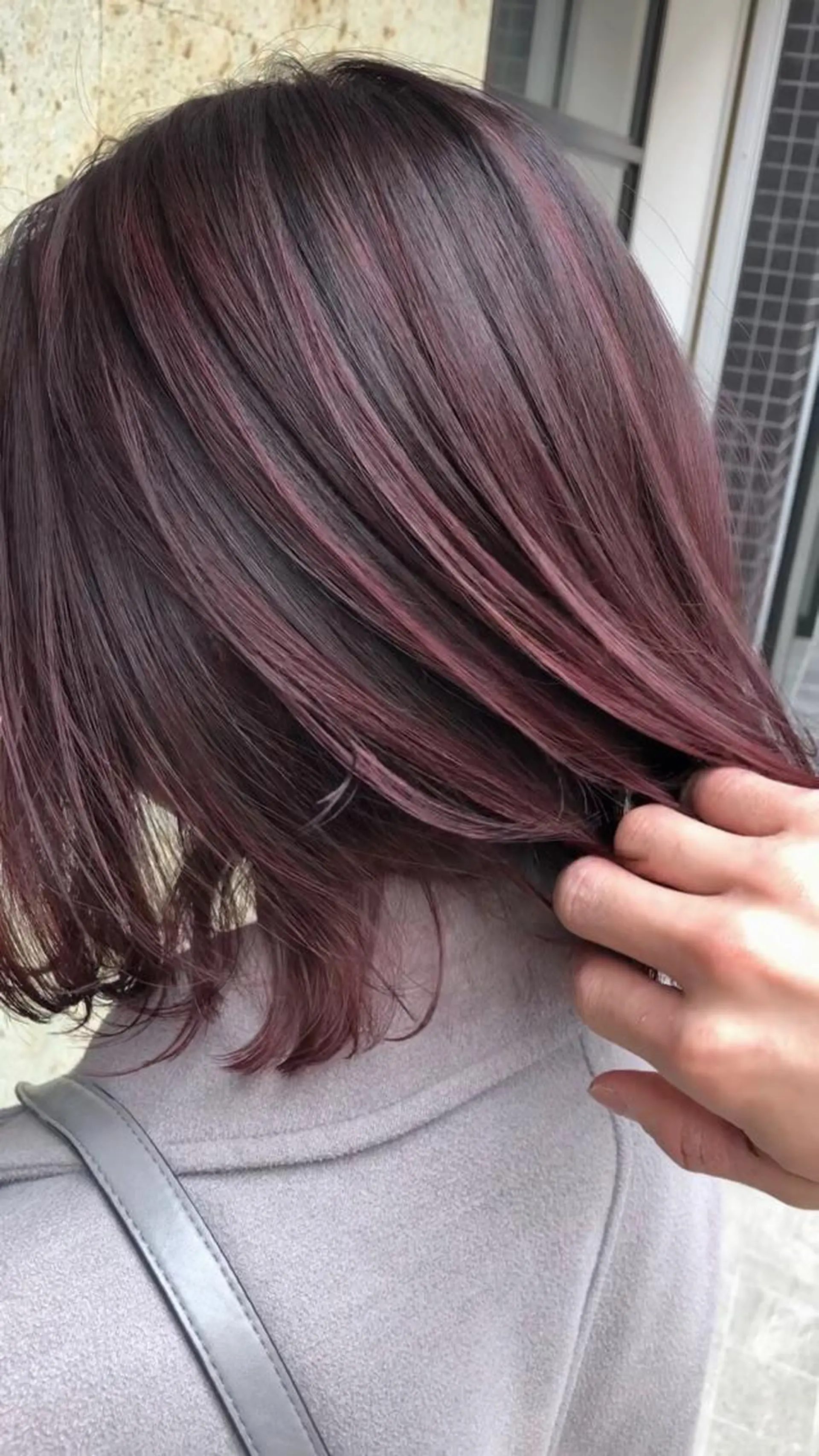 ミディアム カラー カラーモデル募集中 美容室ハピスのヘアスタイル