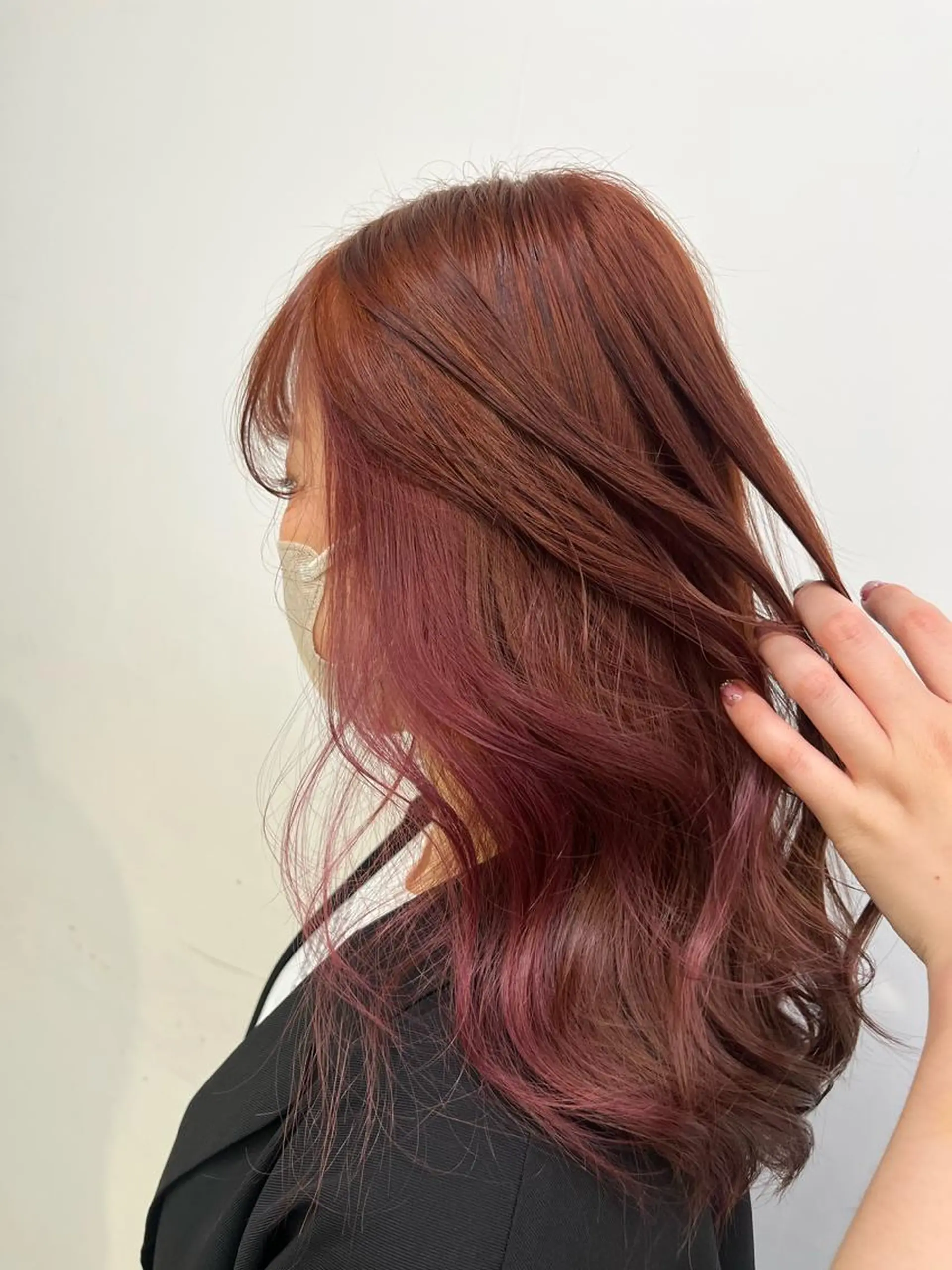 セミロング カラー ヘアアレンジ 愛されカラー🩷 はるなのヘアスタイル