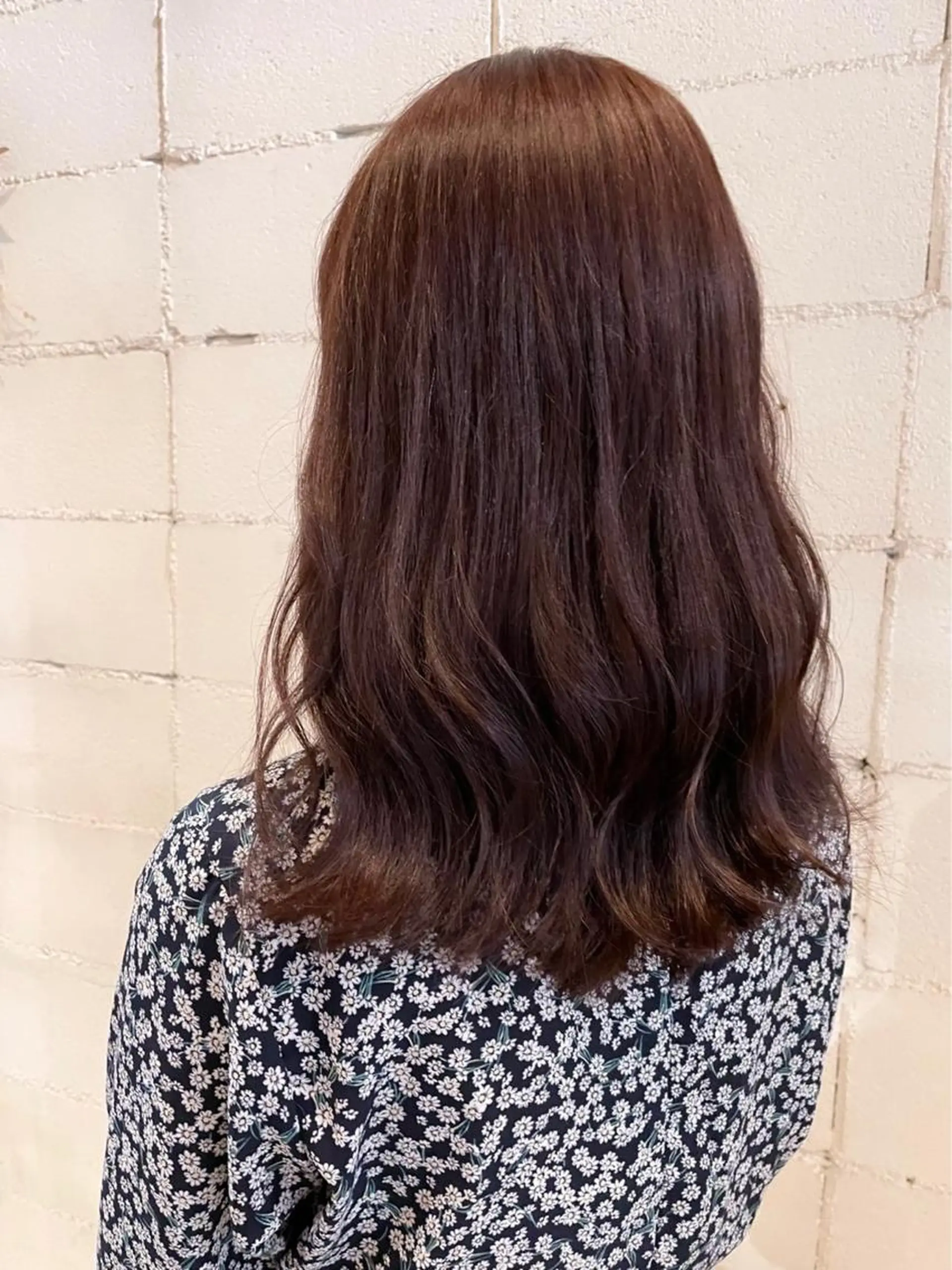 セミロング カラー いまじゅく あおいのヘアスタイル