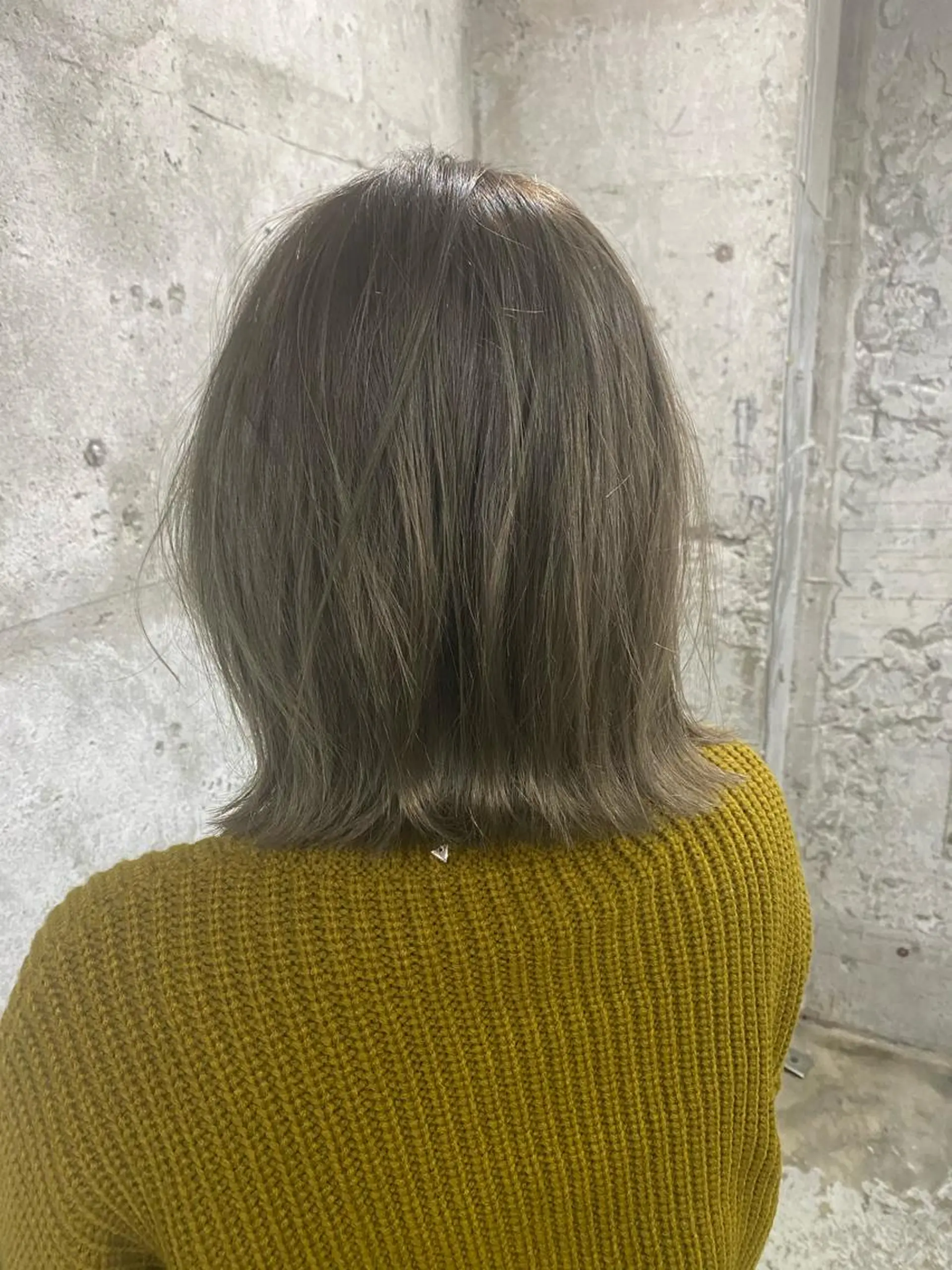 ミディアム カラー ヘアアレンジ ベージュカラー ［似合わせヘア］ ✂︎OGURO✂︎のヘアスタイル