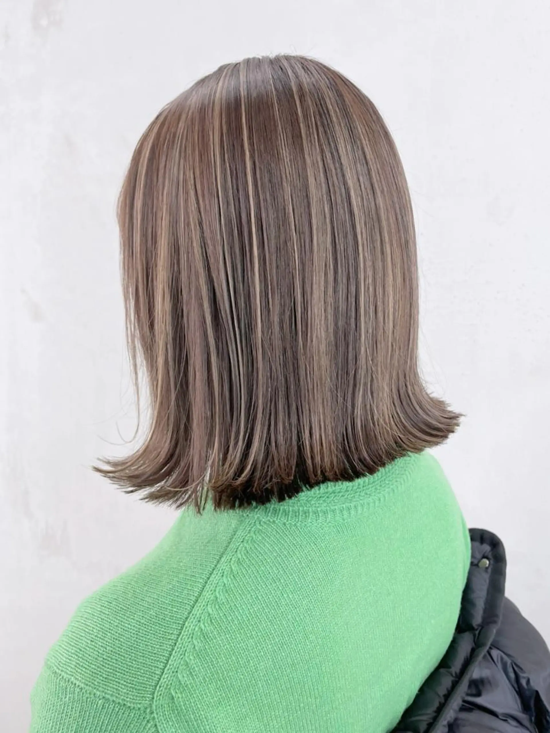 カラー パーマ ヘアアレンジ ハイライトカラー ボブ カット ヘアカラー トリートメント ITbyALBUM 下北沢店のヘアスタイル