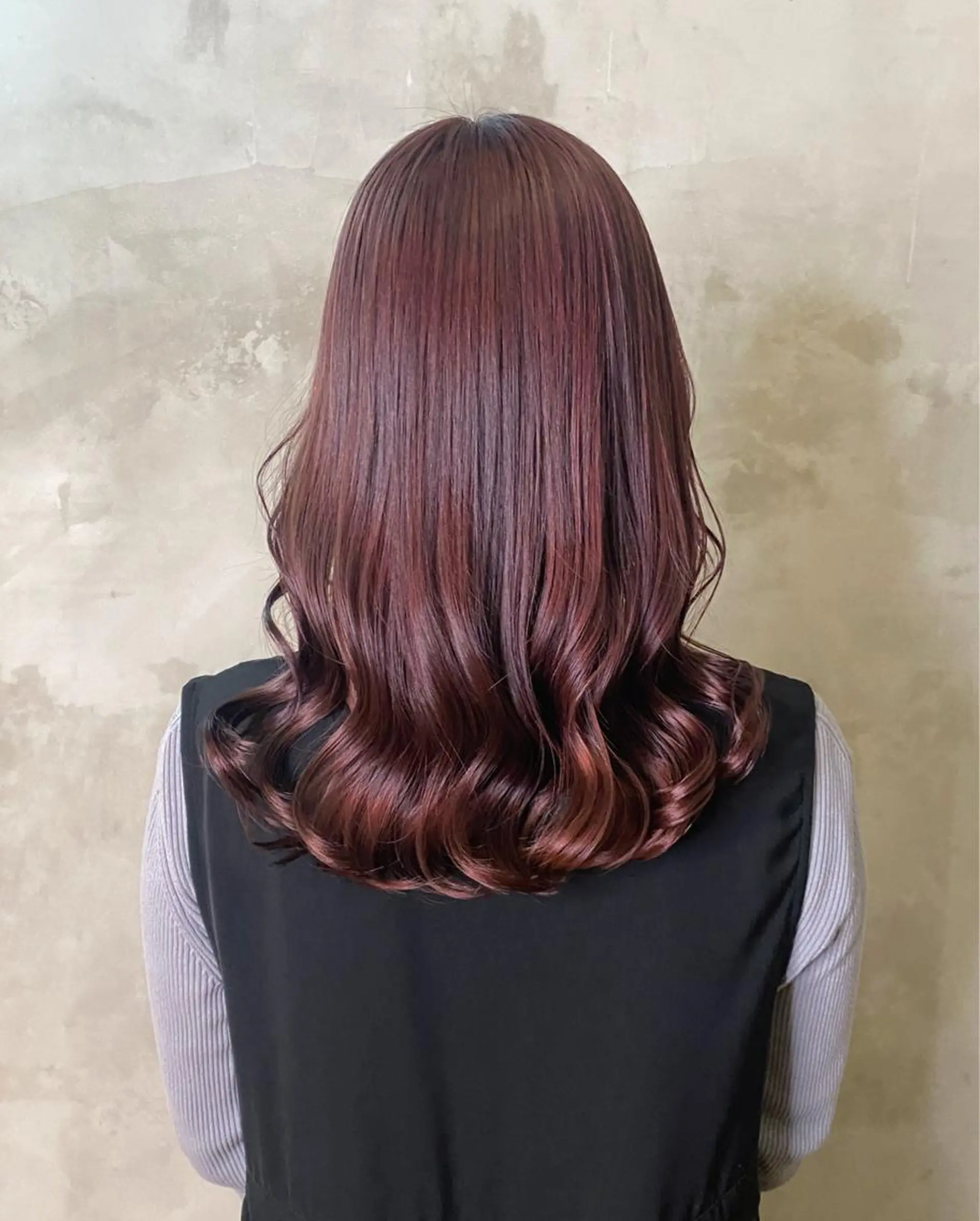 セミロング カット ヘアカラー トリートメント レイヤー特化🪽 yuka【高円寺】のヘアスタイル