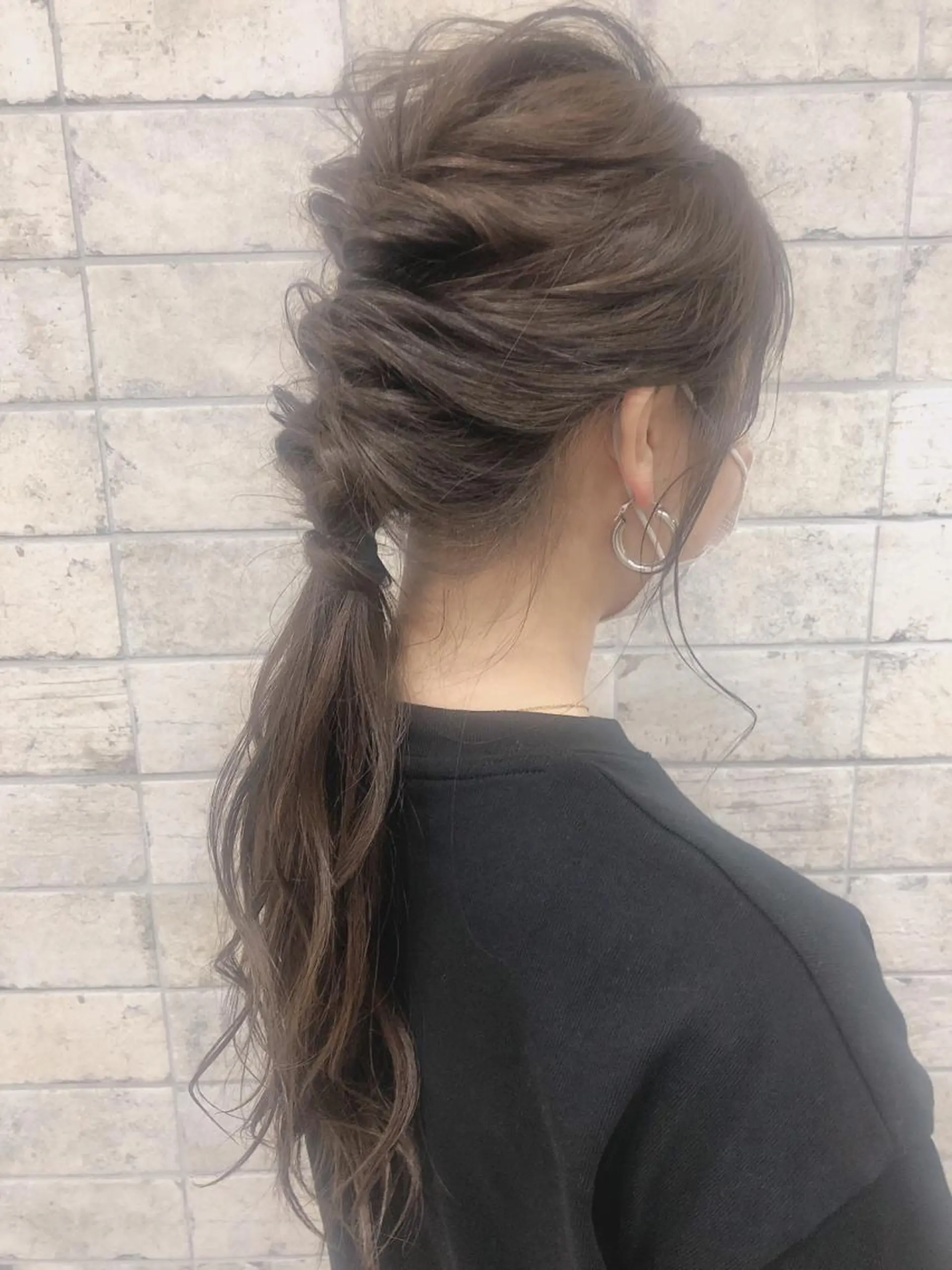 ロング 🎗️comoda 神戸三宮 髪質改善のヘアスタイル