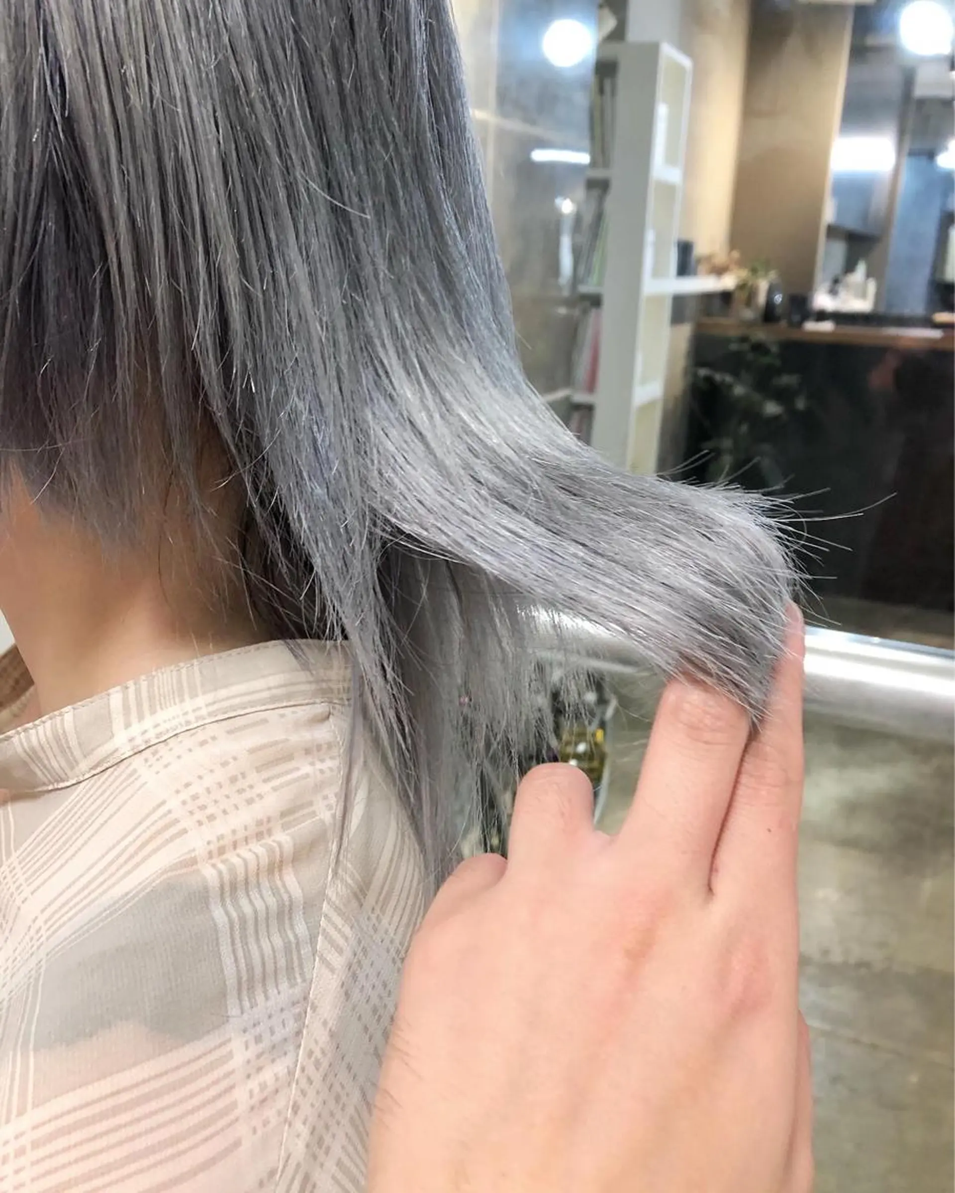 ミディアム カラー ヘアアレンジ ヘアカラー メンズ特化✂️栗原 侑也のヘアスタイル