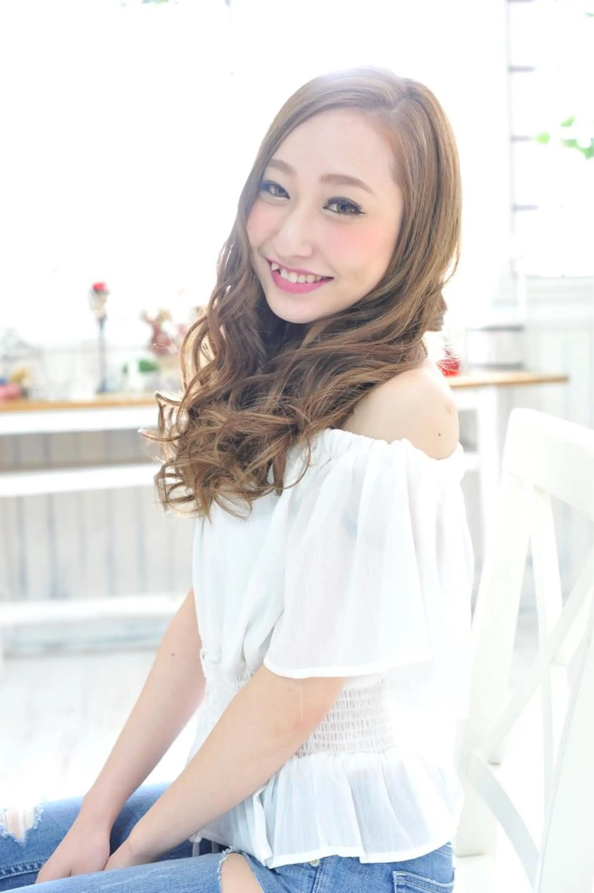 セミロング ヘアカラー トリートメント BuzZ所属・西村 雄二/エクステのヘアスタイル