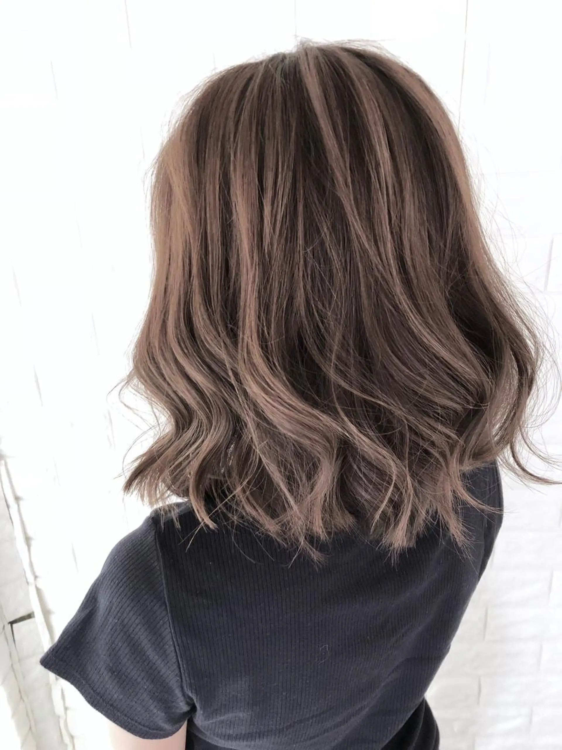 ミディアム ハイライト ヘアカラー 縮毛矯正/髪質改善 主税巧一のヘアスタイル