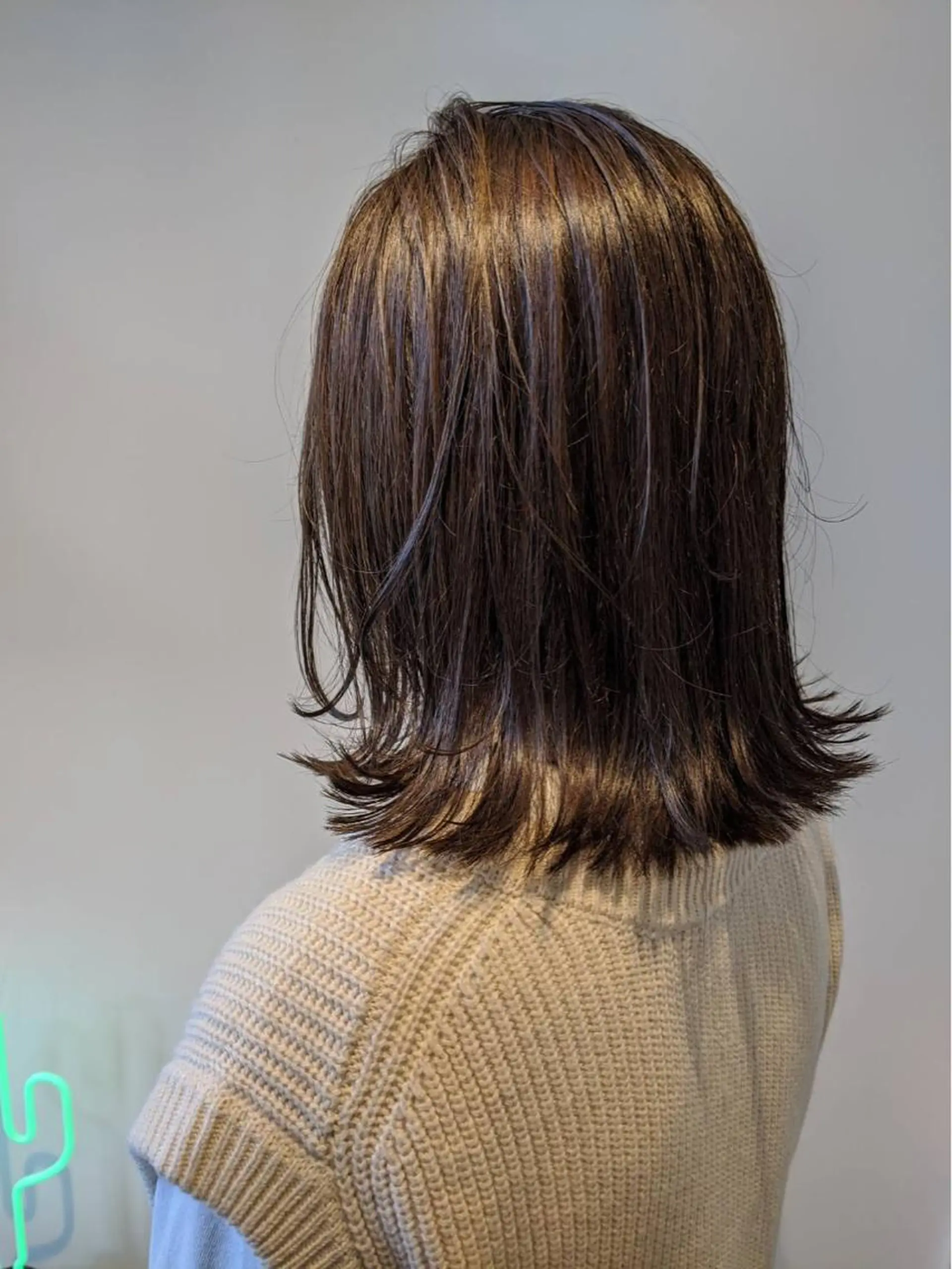 ミディアム カラー ボブ/暖色/デザイン KOYUKI⛄️のヘアスタイル