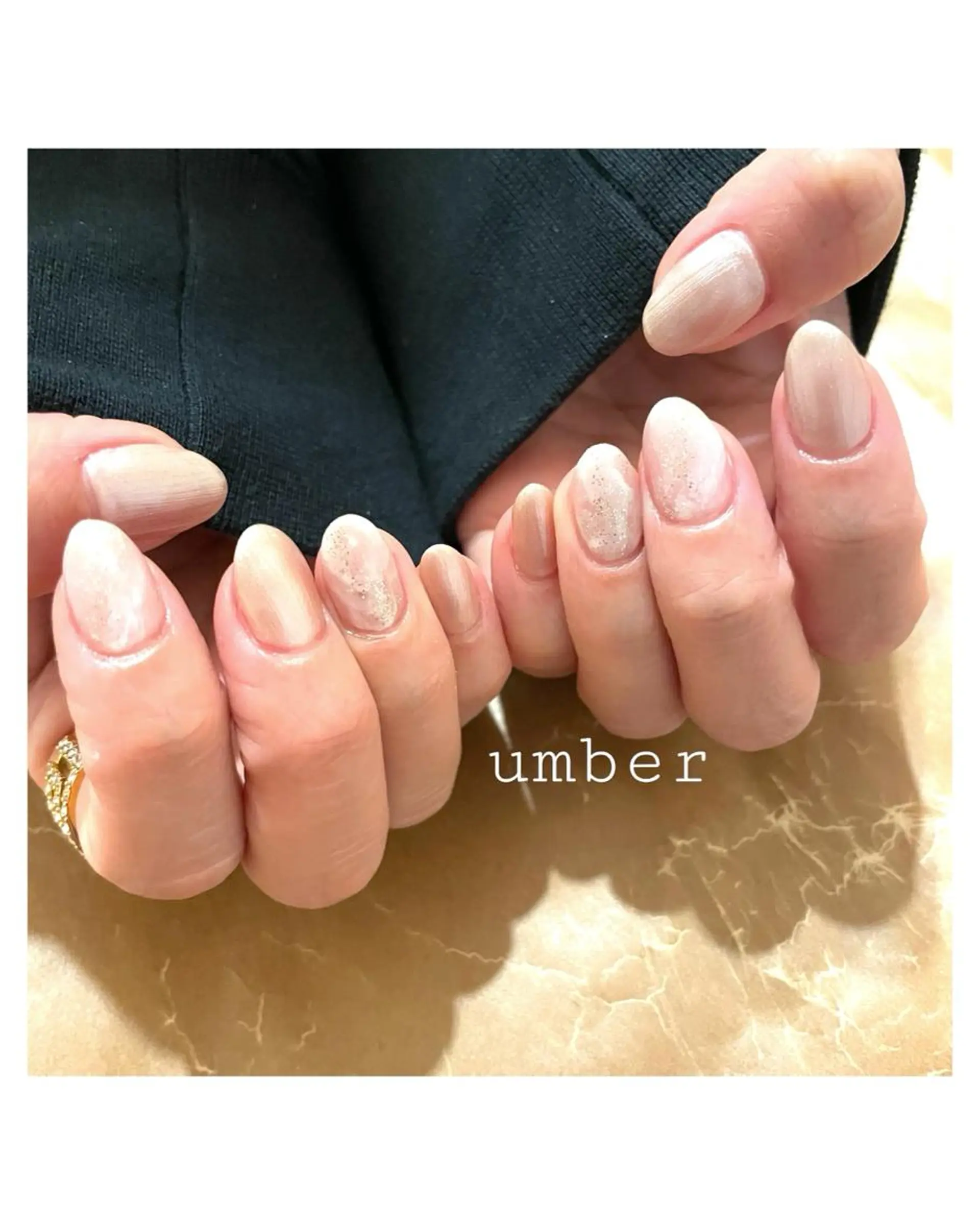 ネイル クリアネイル フラッシュネイル フットネイル フレンチネイル マグネットネイル ハンドネイル umber 三茶1分のネイルデザイン