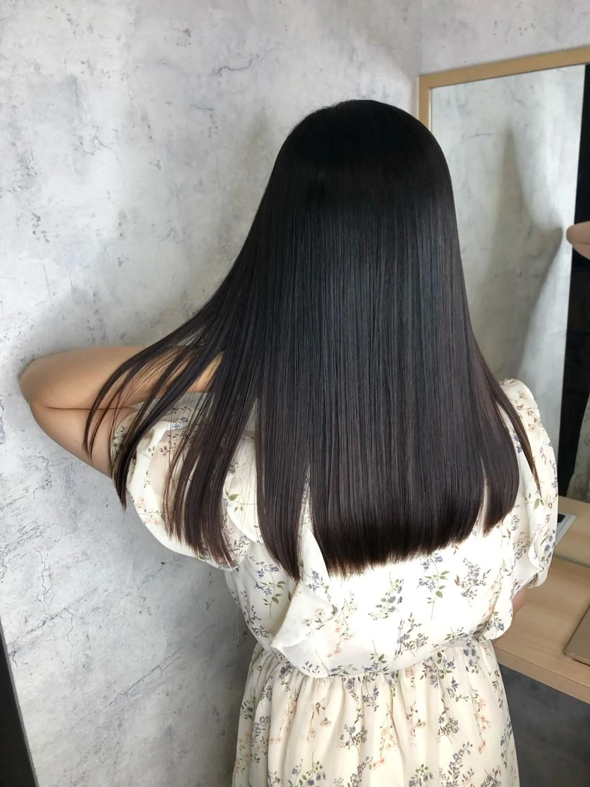 セミロング トリートメント 髪質改善 MAKIのヘアスタイル