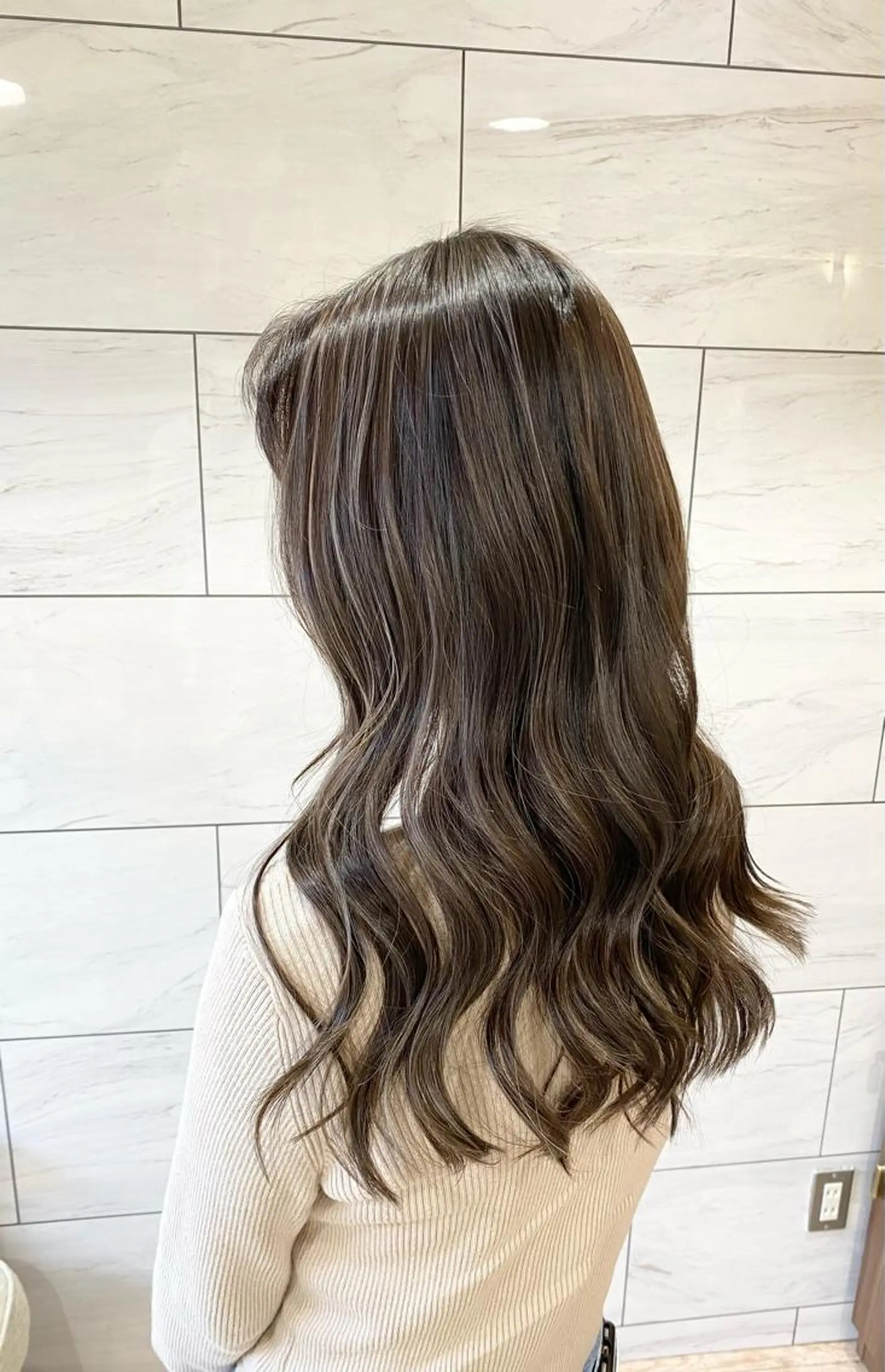 ロング カット ヘアカラー 片桐 大介のヘアスタイル