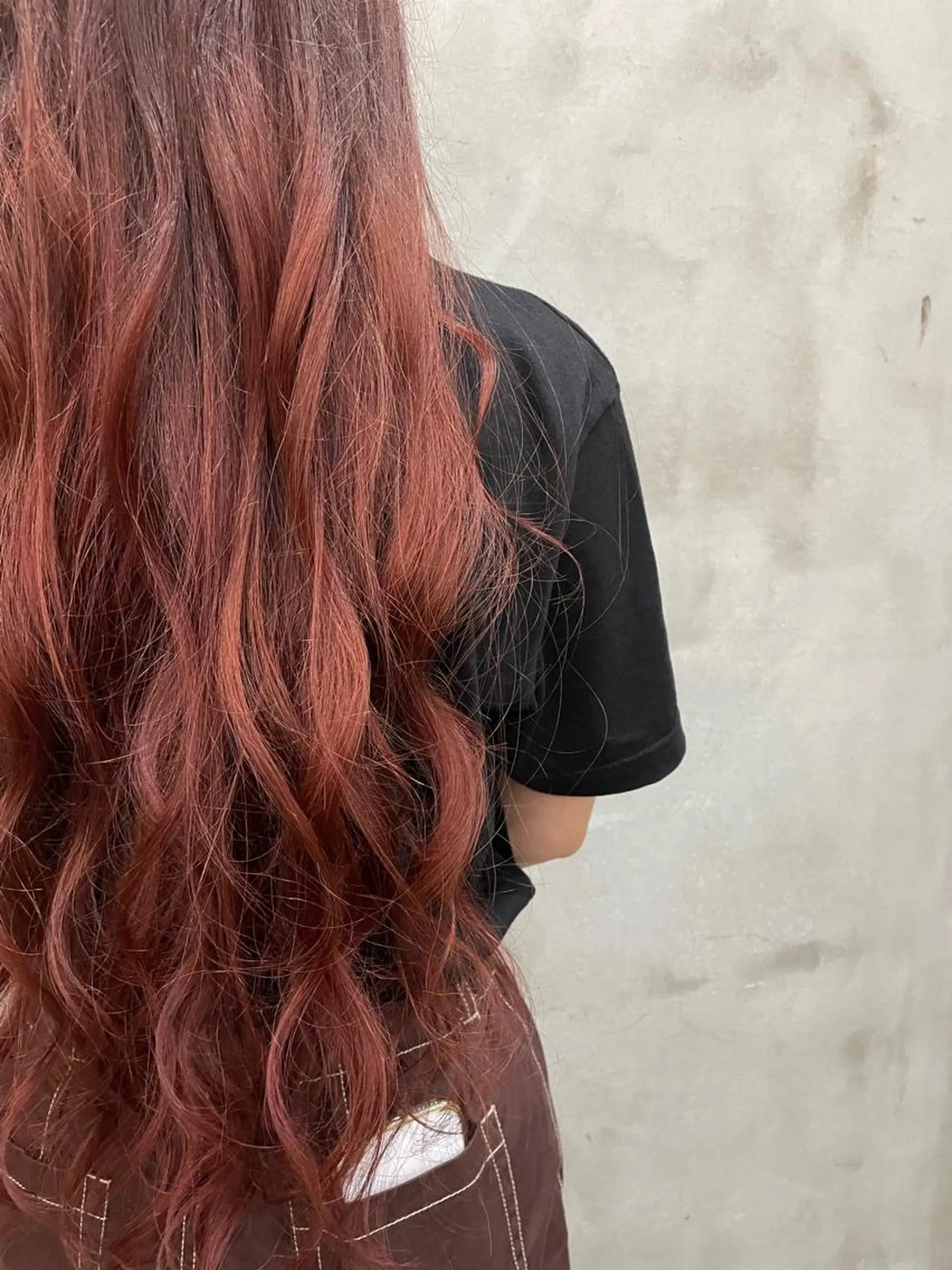 ロング カラー ヘアアレンジ ヘアカラー トリートメント 【ピンク/韓国ヘア/ ヘアセット】亜海のヘアスタイル