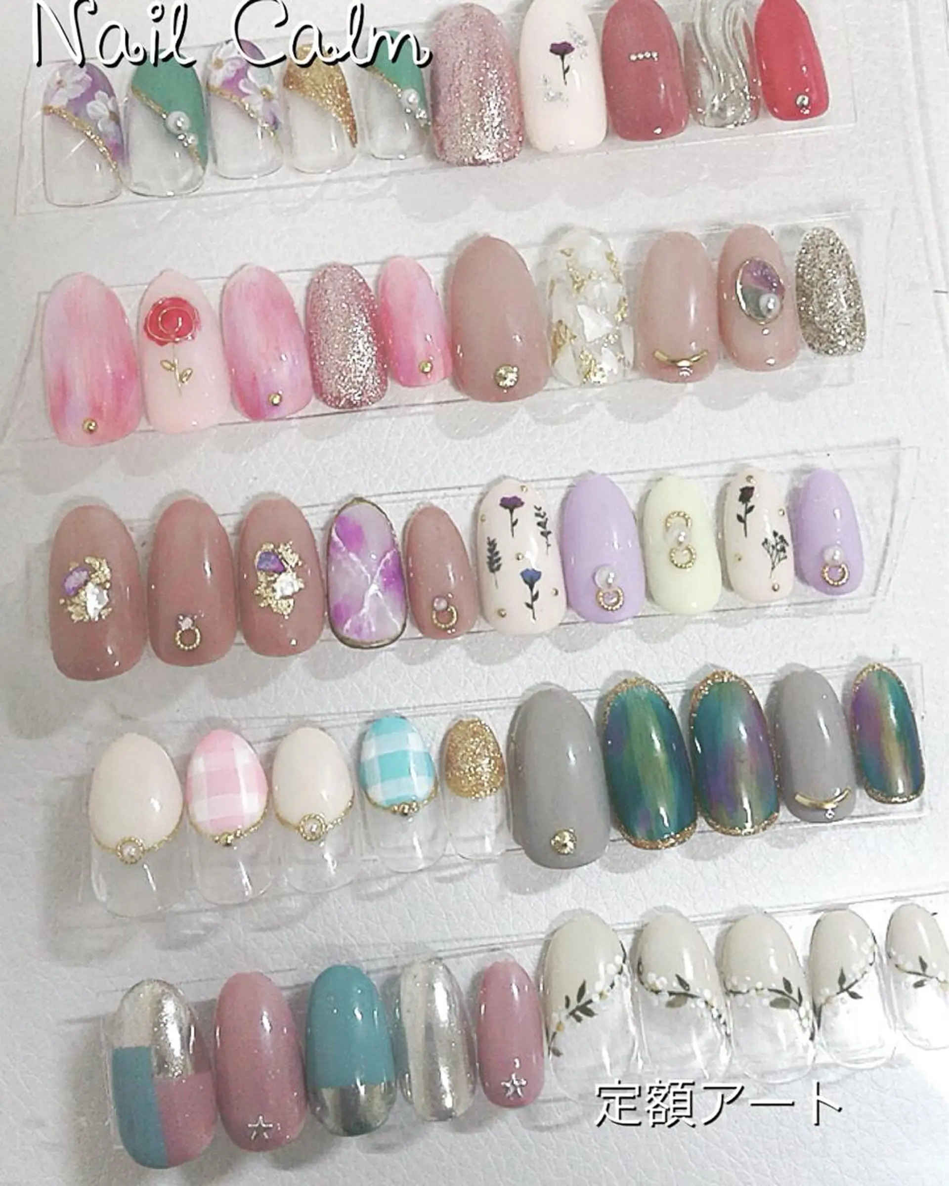 ネイル アートネイル 春ネイル ハンドネイル Nail Calm所属・プライベートサロン Calmのネイルデザイン