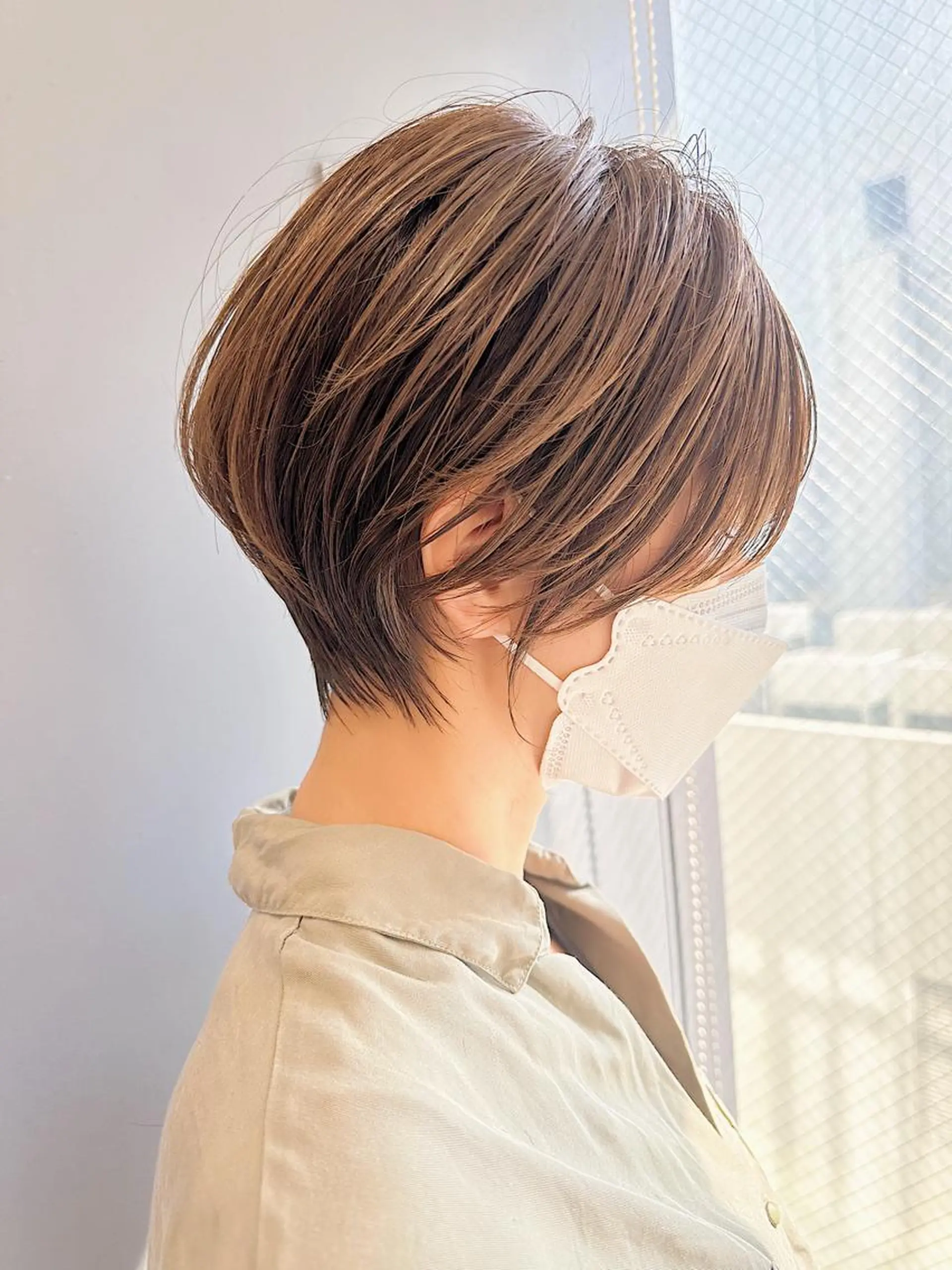 ショート カラー カット ヘアカラー トリートメント 🍋似合わせ✖️ ｼｮｰﾄﾍｱ🍋早田のヘアスタイル