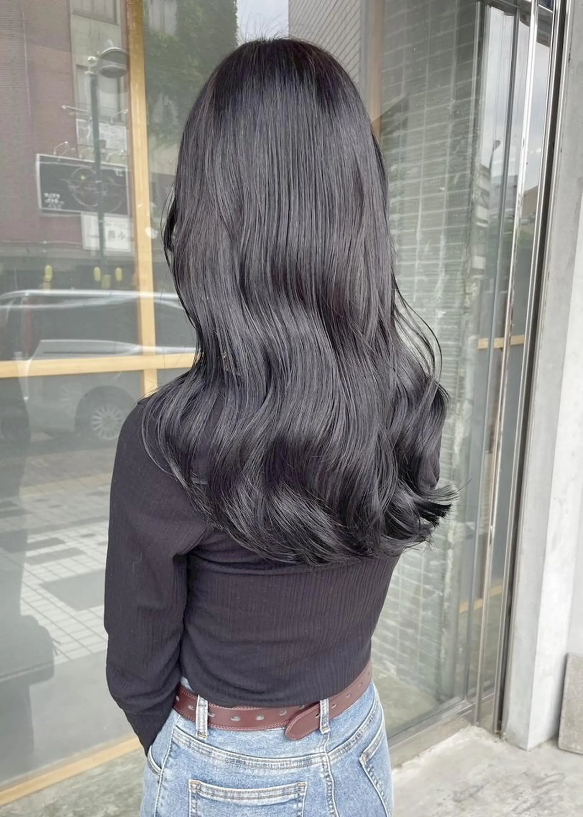 ミディアム レイヤーカット ワンホンレイヤー カット ヘアカラー トリートメント 韓国/ボブ/まつパ 🩰aikaのヘアスタイル