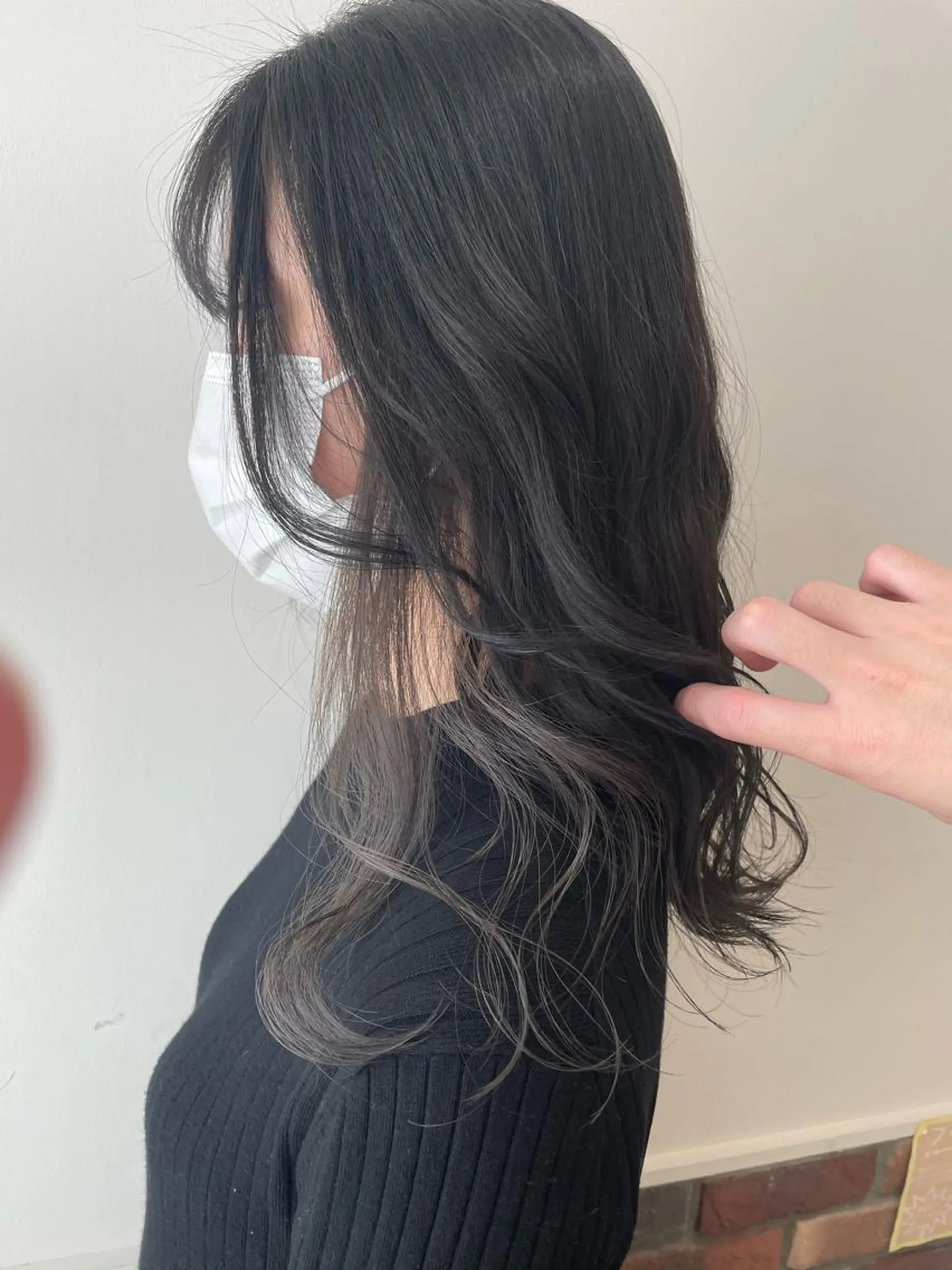 セミロング ヘアカラー 棚橋 光海のヘアスタイル