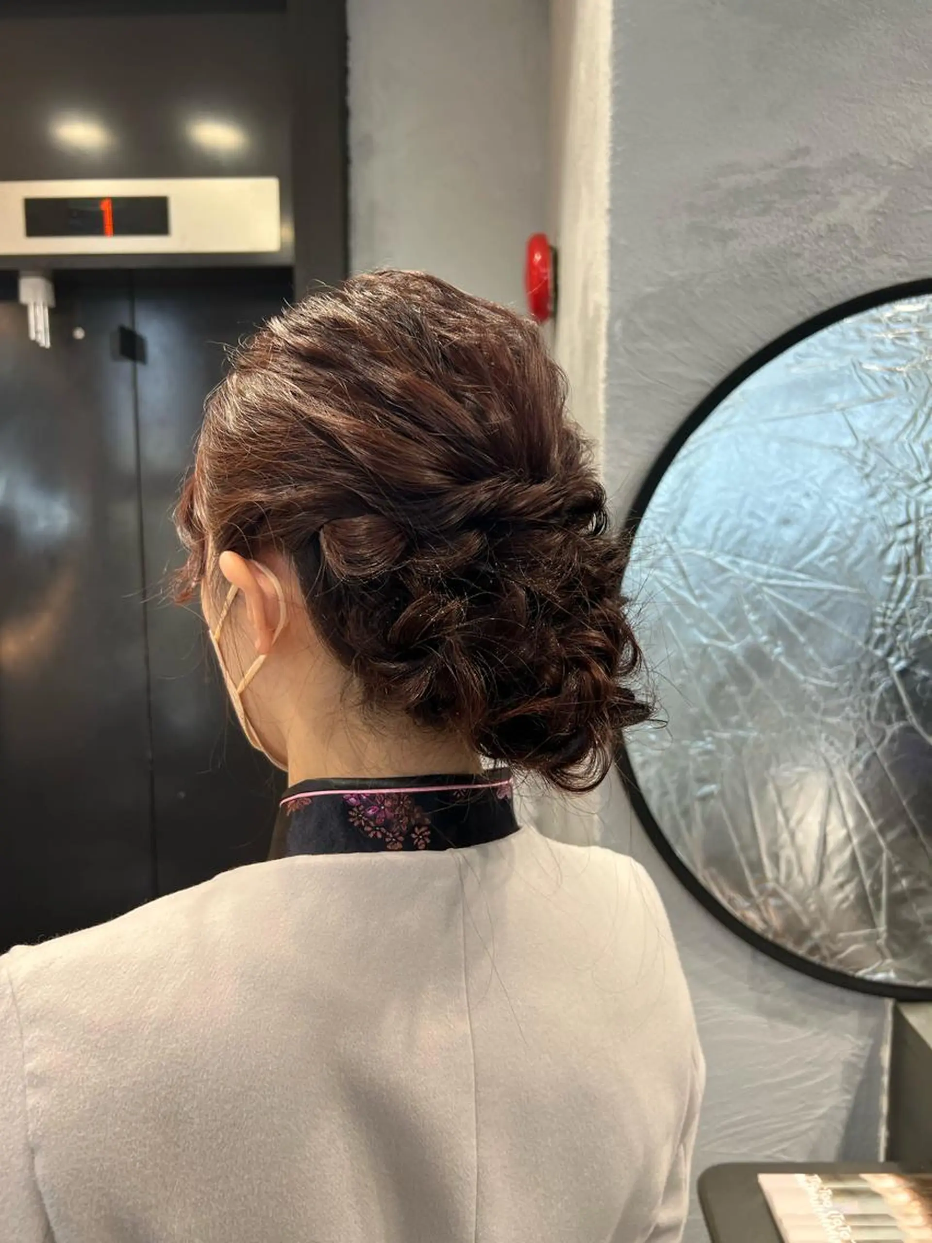 ロング maya レイヤーカットのヘアスタイル