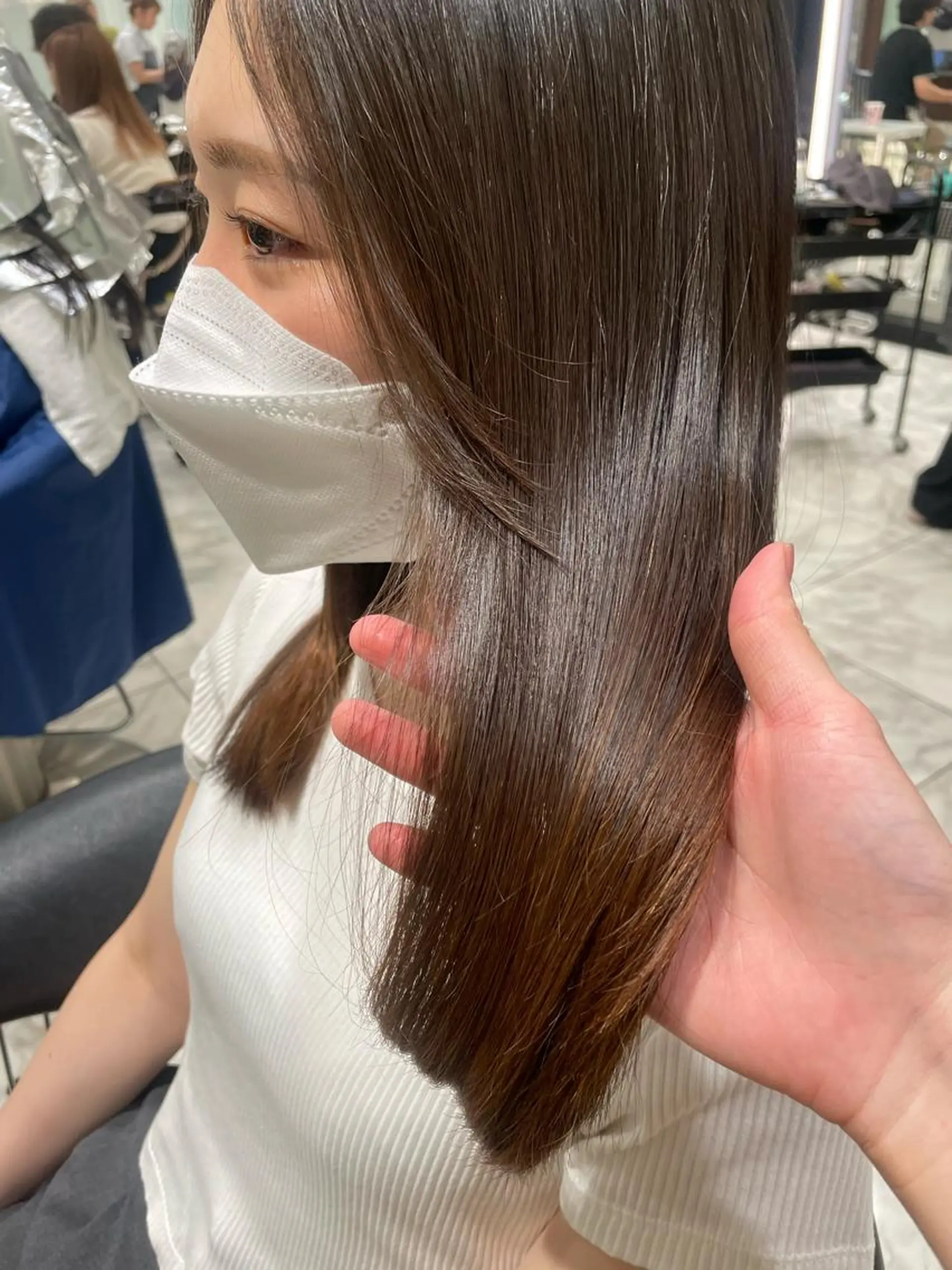 ミディアム トリートメント 韓国風パーマ/ヘア セット/店長みづきのヘアスタイル