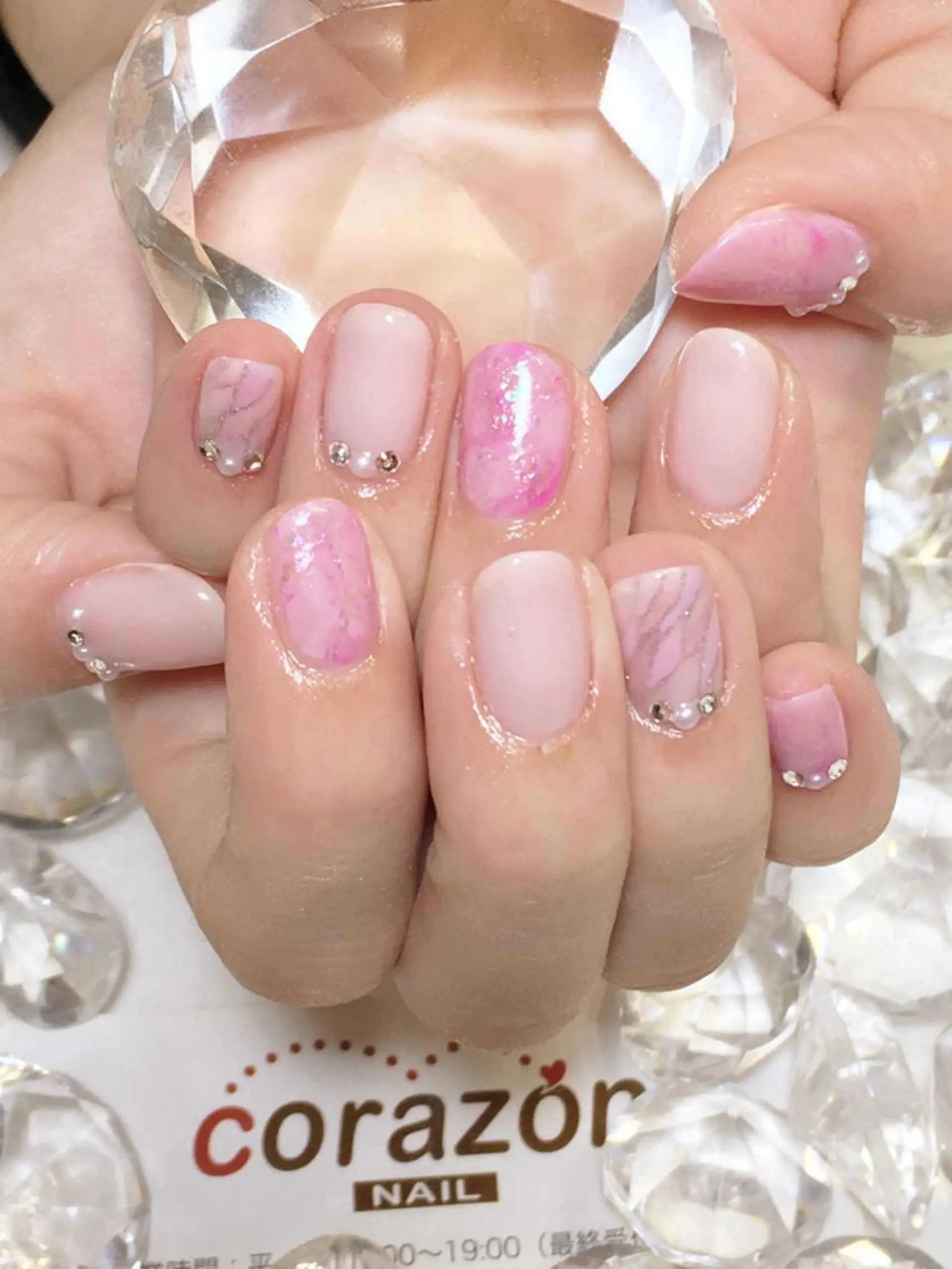 ネイル アートネイル ラメ(グリッター) ワンカラーネイル ネイリスト aicoのネイルデザイン