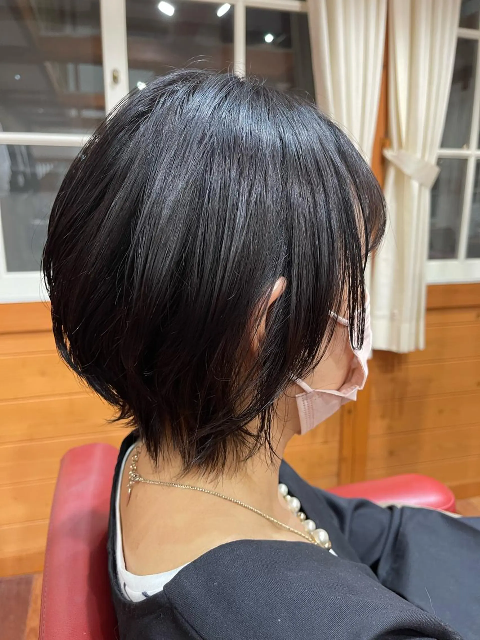 ショート レイヤーカット TJ天気予報 豊田 /松岡さくらのヘアスタイル