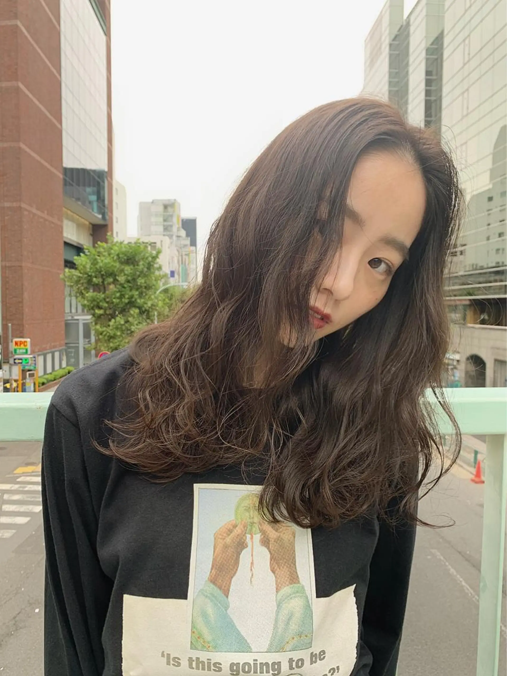 セミロング レイヤーカット ローレイヤー ヘアカラー トリートメント 💈ホリ ダイキ💈のヘアスタイル
