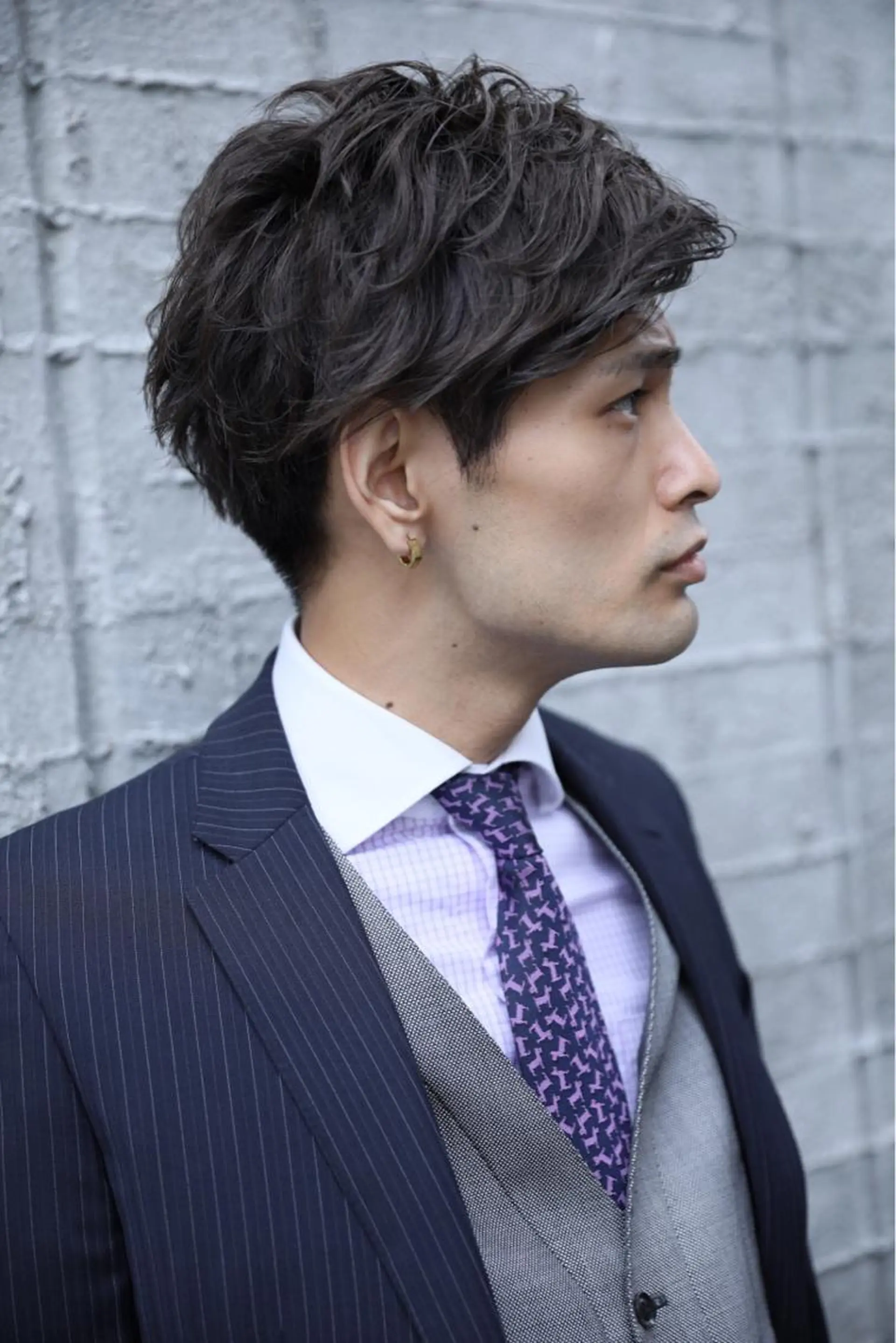 パーマ メンズ 吉岡 昌吾のヘアスタイル