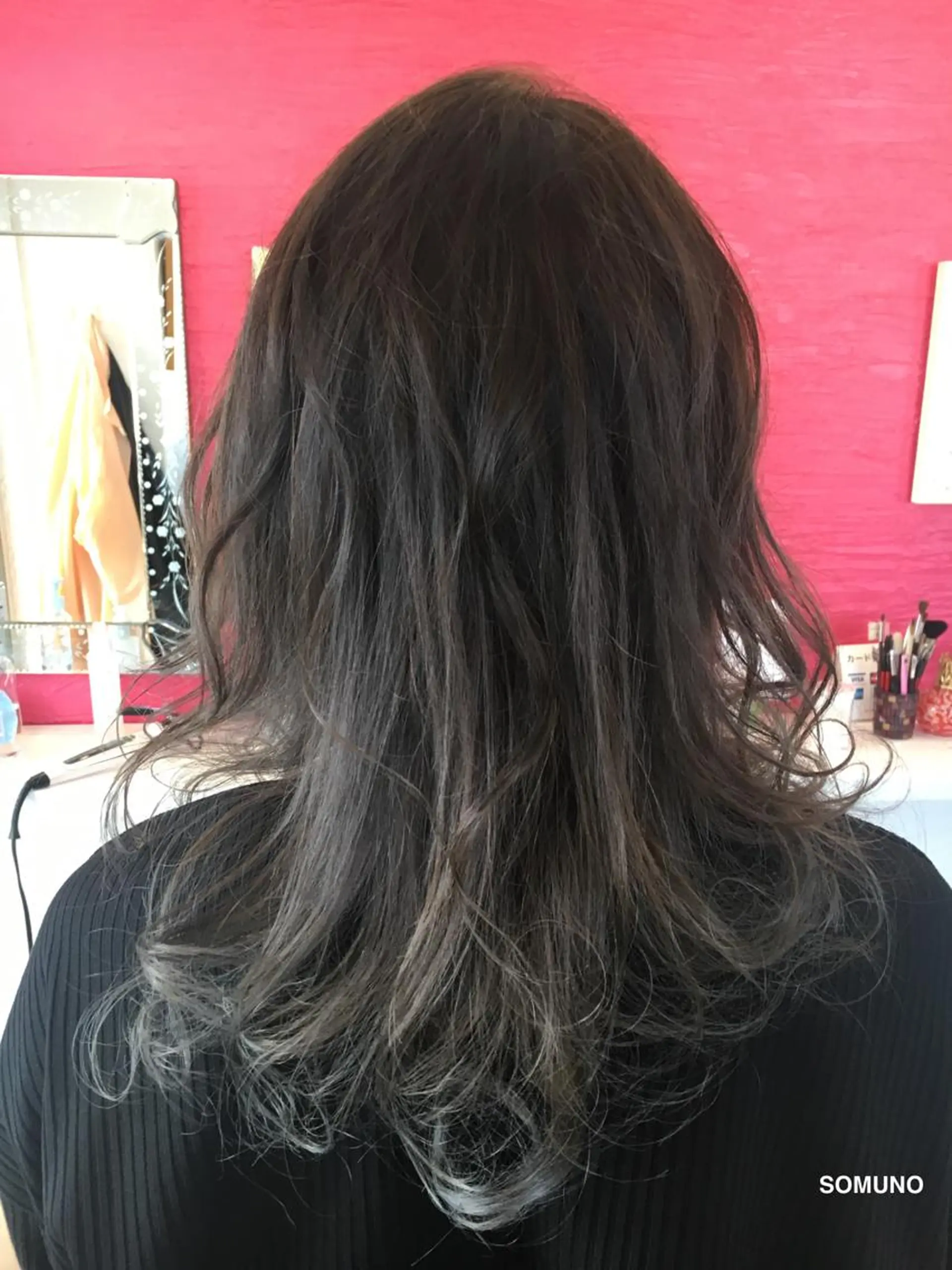 セミロング ヘアカラー 田村 竜一のヘアスタイル