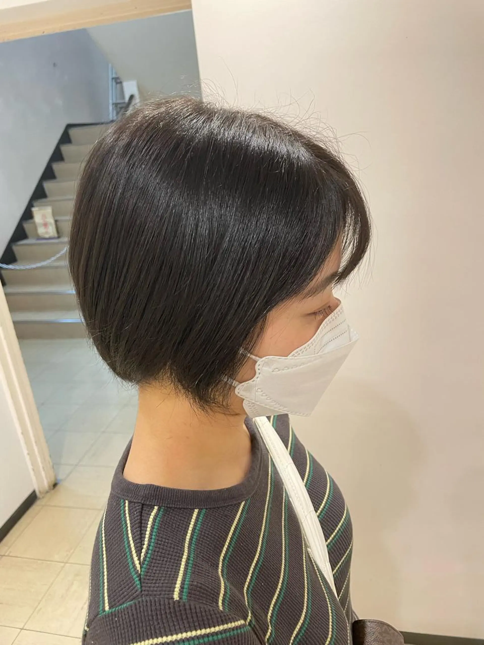 ショート カラー ヘアアレンジ オリーブグレー 🌸カトウ ケイゴ🌸のヘアスタイル