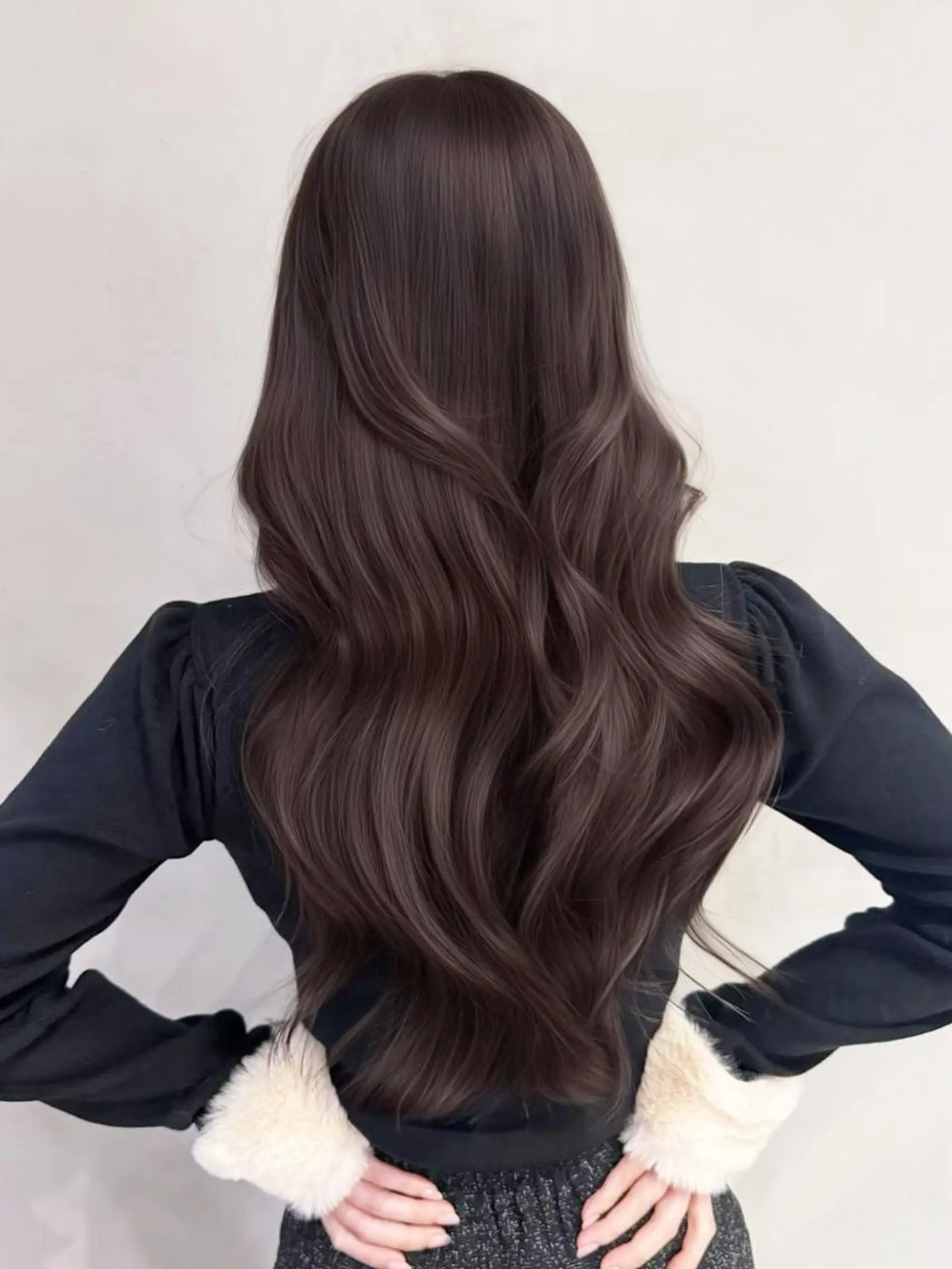 セミロング カラー 顔まわりレイヤー 顔周りカット 韓国風ヘア レイヤーカット カット ヘアカラー トリートメント ITbyALBUM 松戸のヘアスタイル